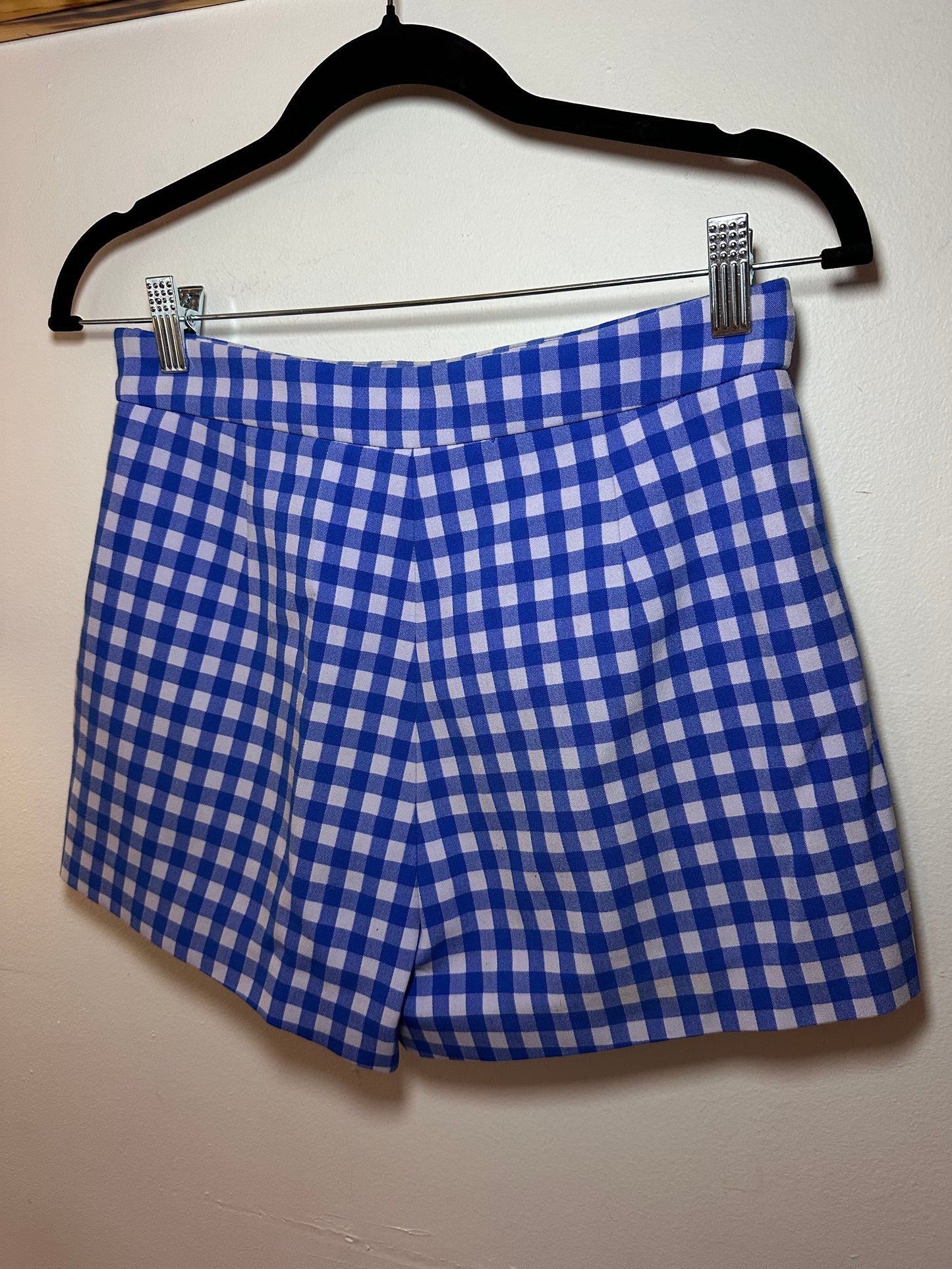 DianeVonFurstenburg | Blue Gingham Shorts