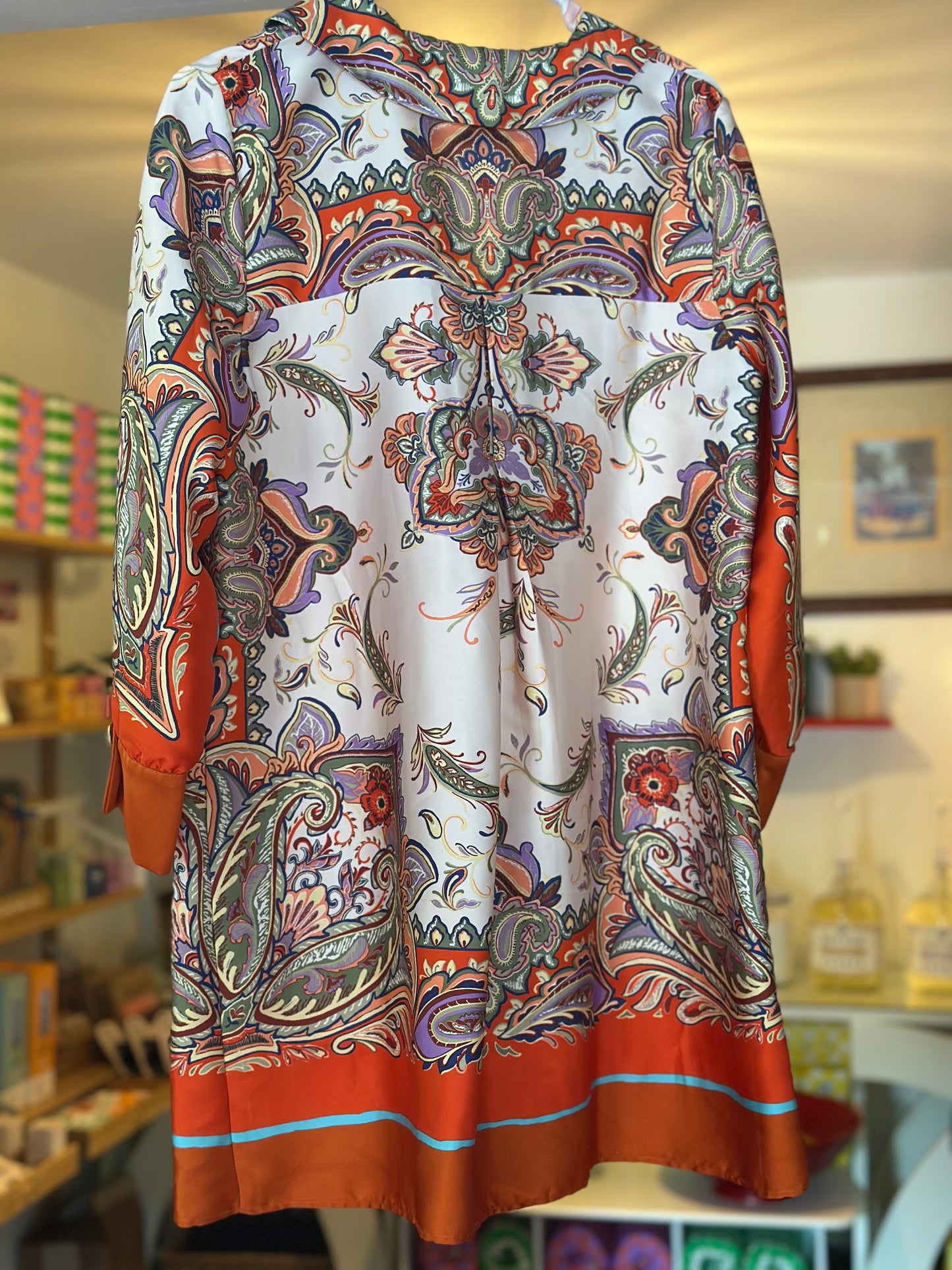 ZARA | Printed Satin Top