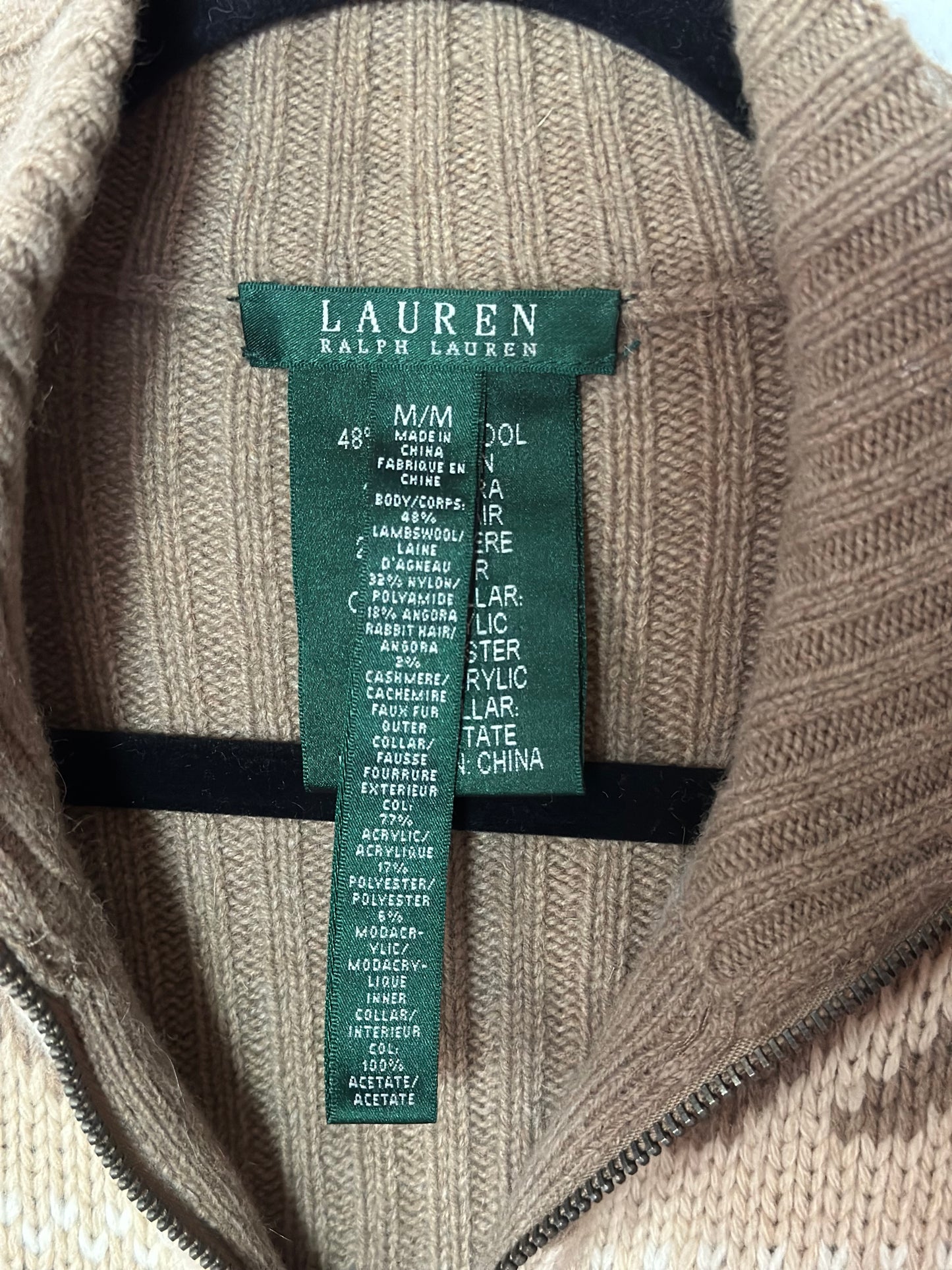 Ralph Lauren | Fair Isle Wool Zip Up