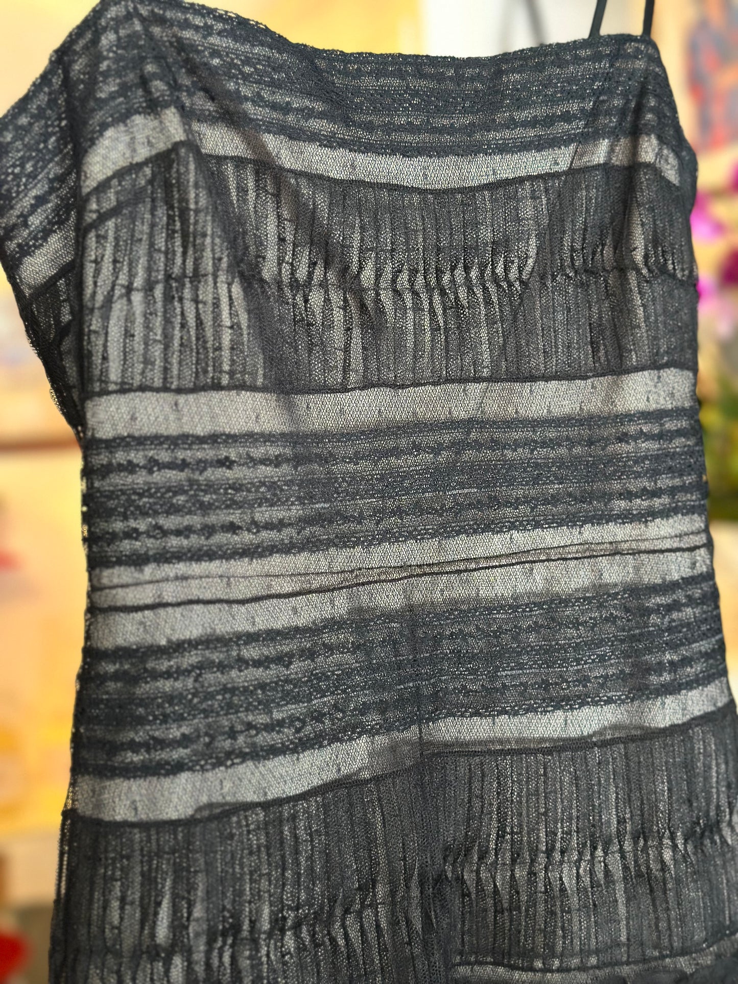 BCBG MaxMara | Strapless Feather Trim Cocktail Dress