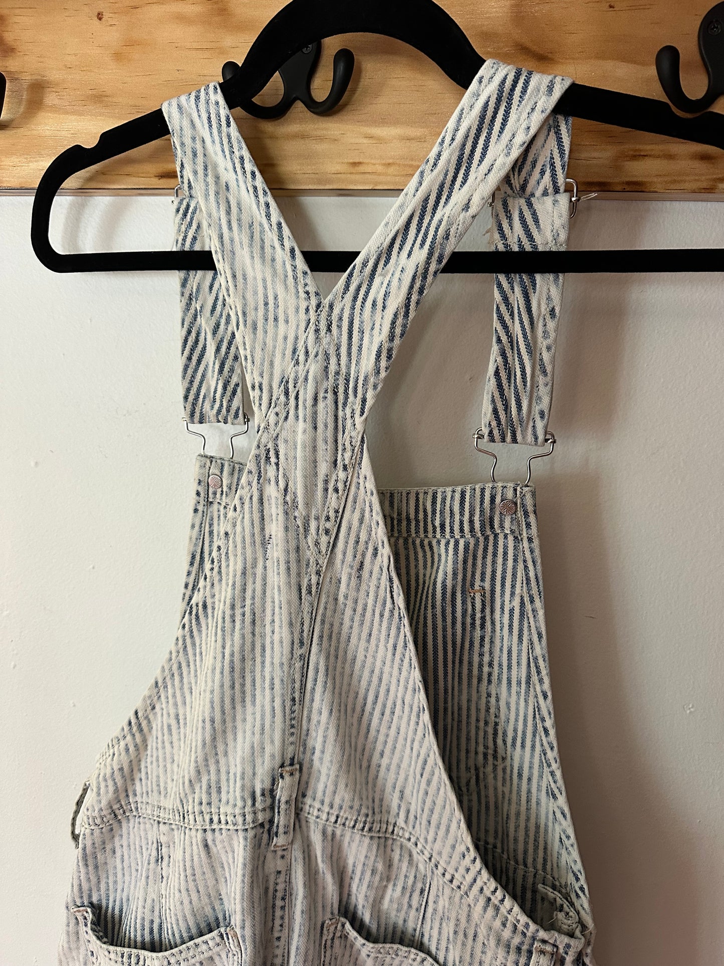Free People | Striped Overalls
