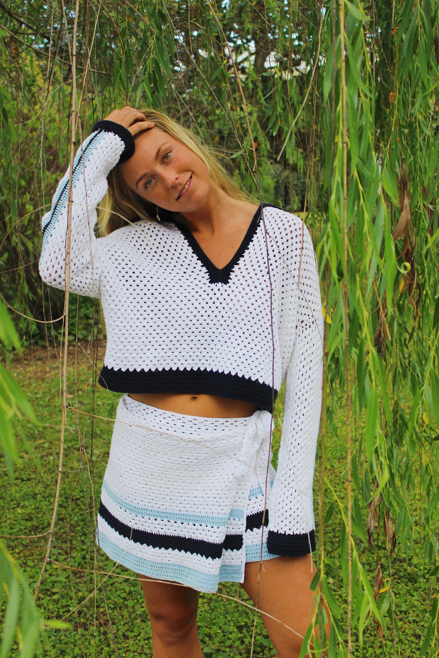 The Upside Down | Wrap Knit Skirt + Sweater, 8
