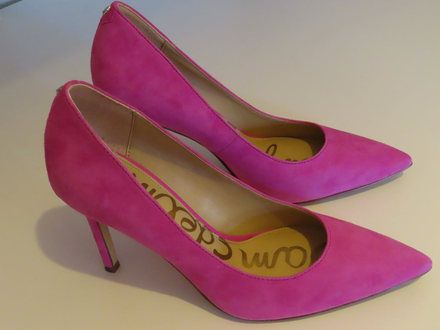 Sam Edelman | Hazel Pointed Toe Pump Hot Pink | Suede