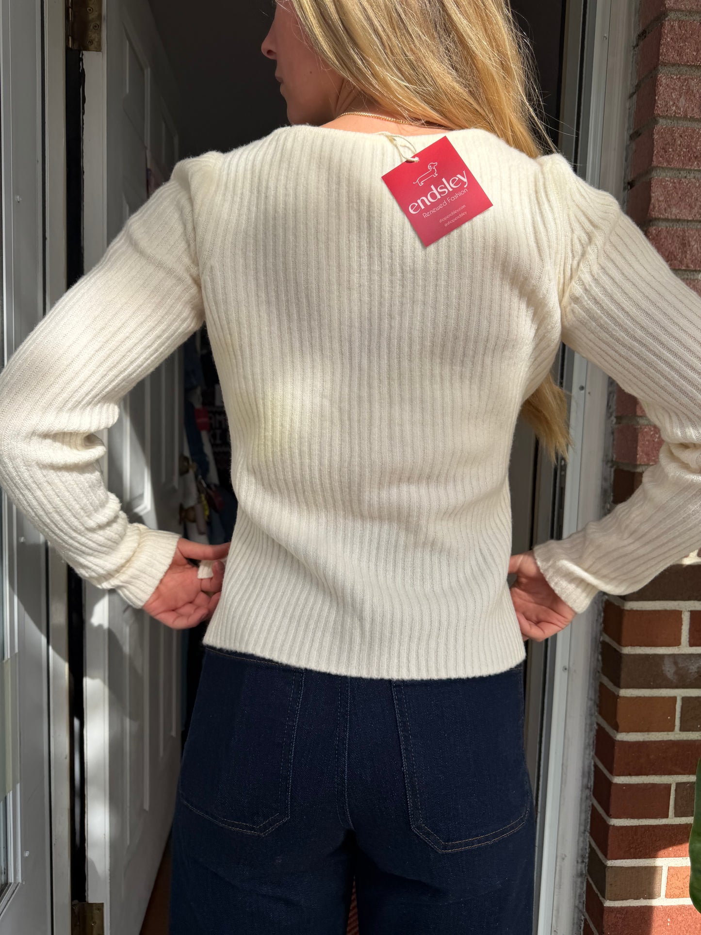 Abercrombie & Fitch | Cream Sweater, XS