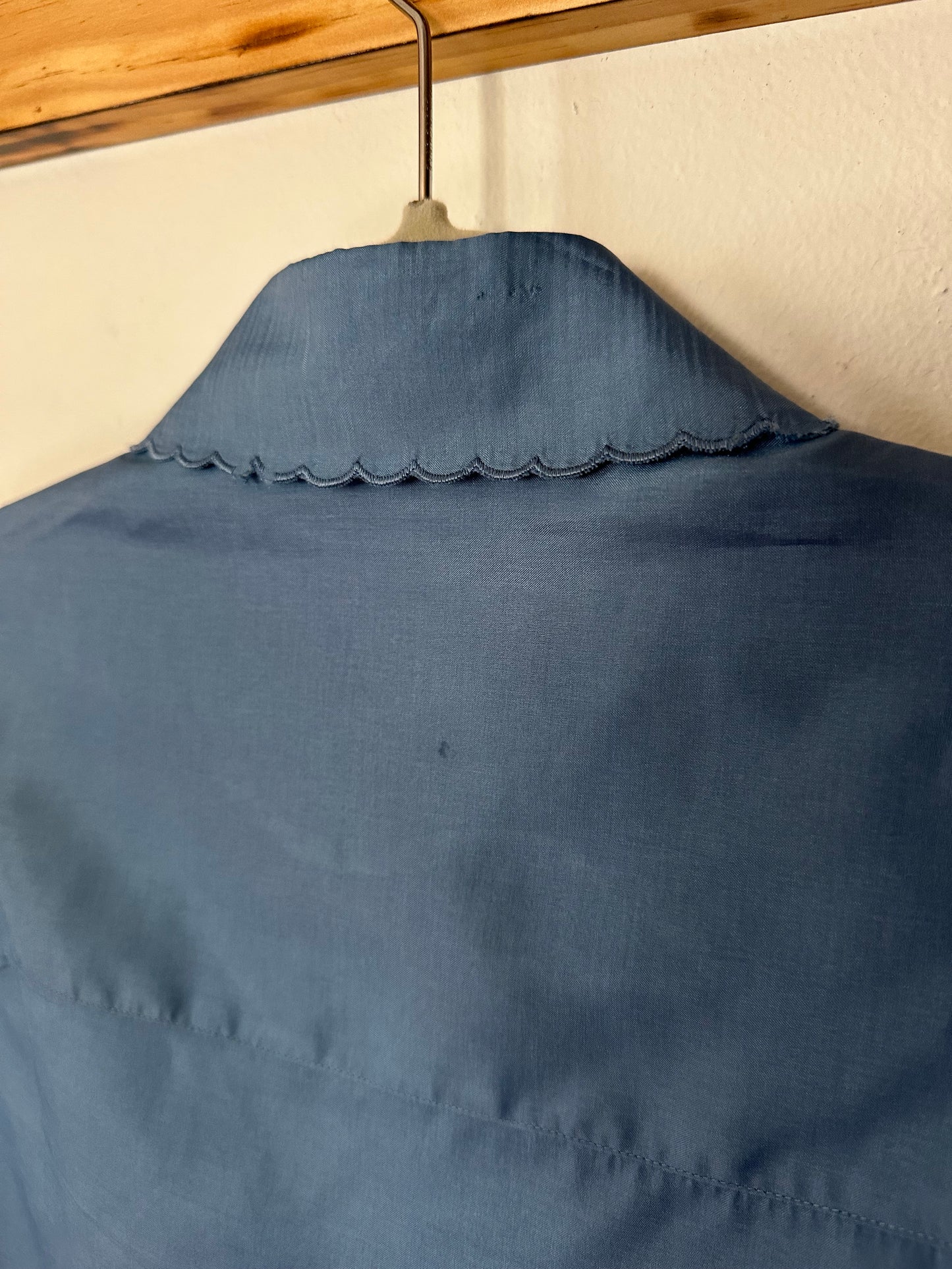 Silk Button Down, S