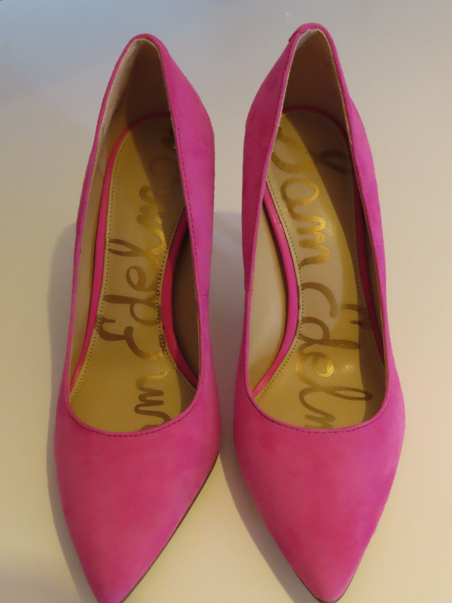 Sam Edelman | Hazel Pointed Toe Pump Hot Pink | Suede