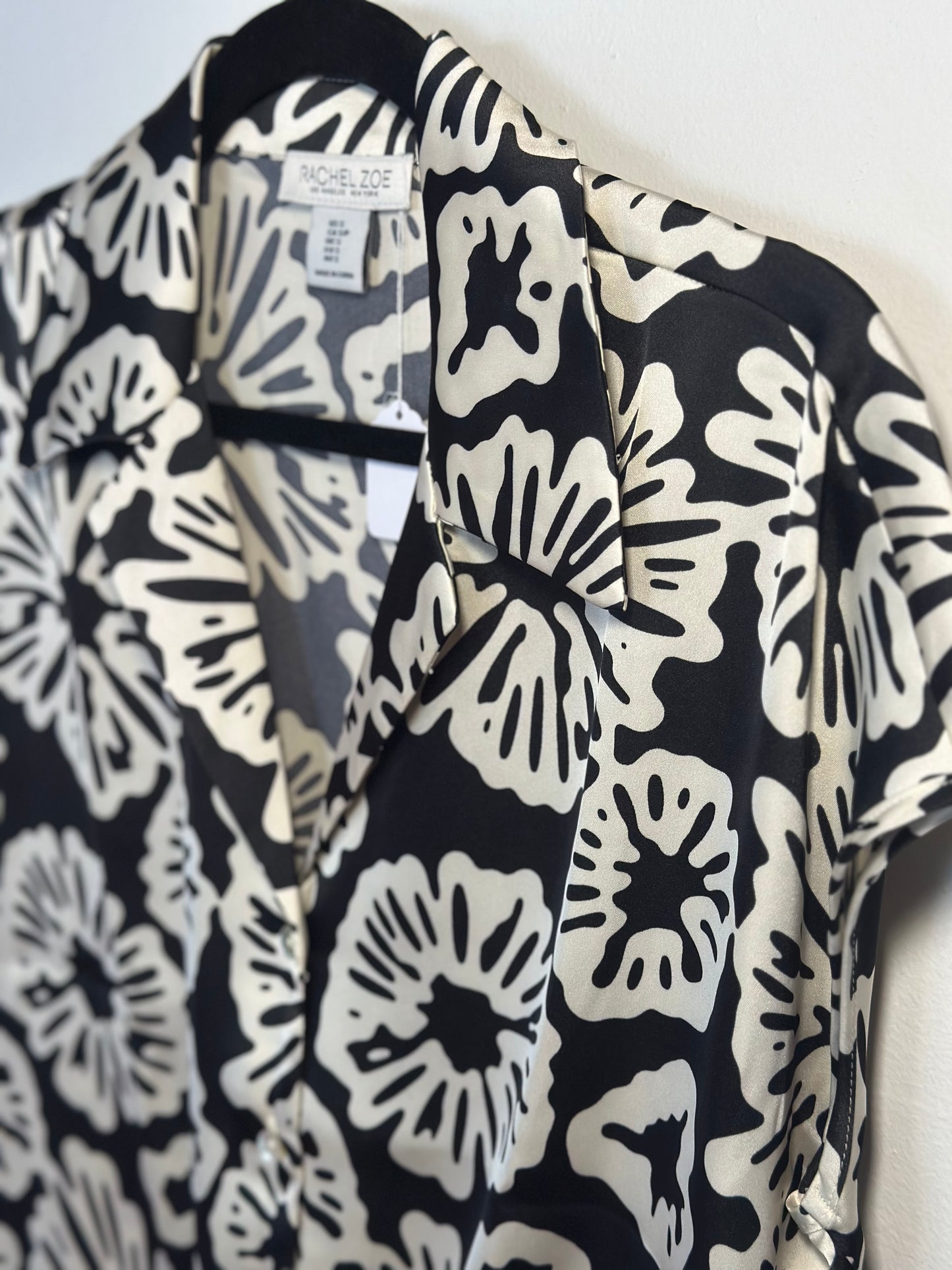 Rachel Zoe | Printed Satin Shirt
