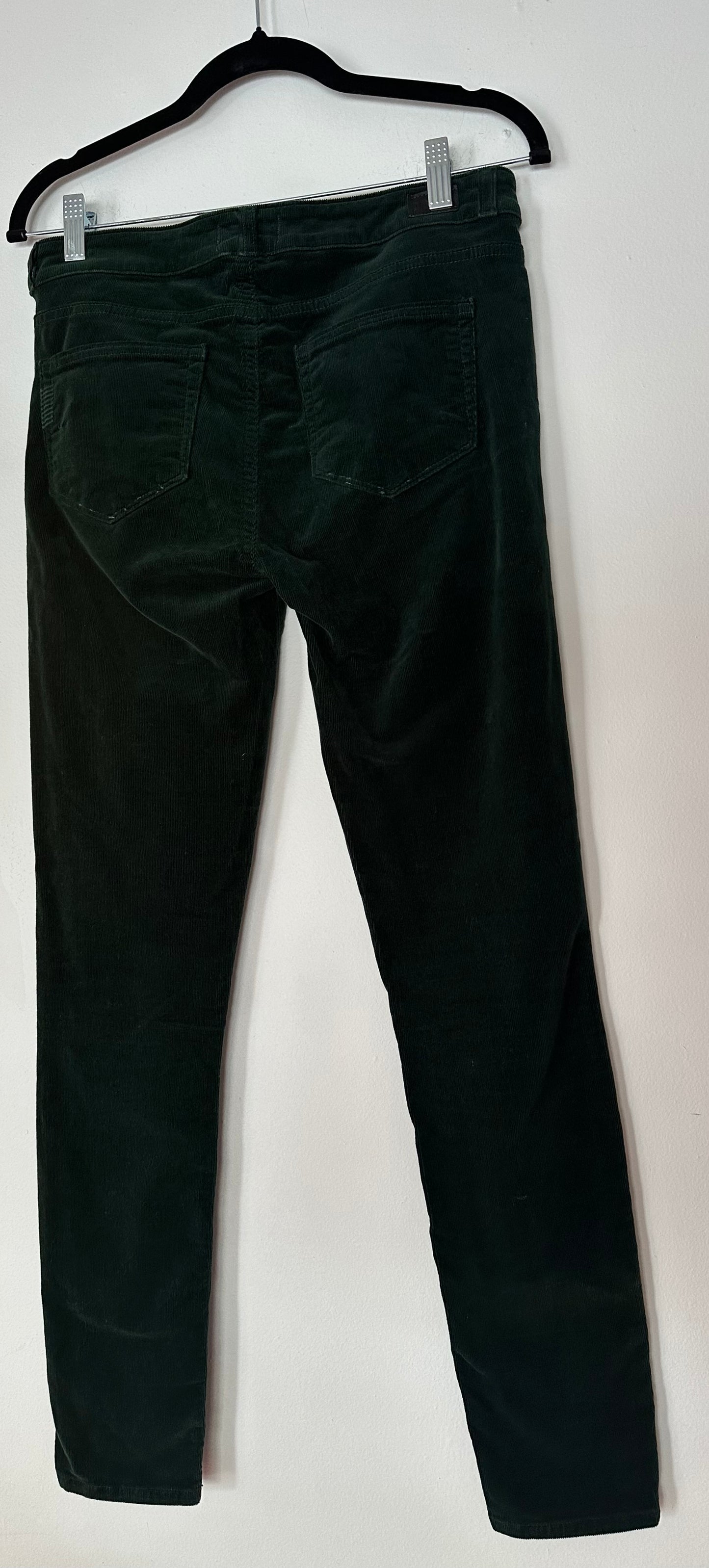 PAIGE | Verdugo Ultra Skinny in Dark Green Corduroy