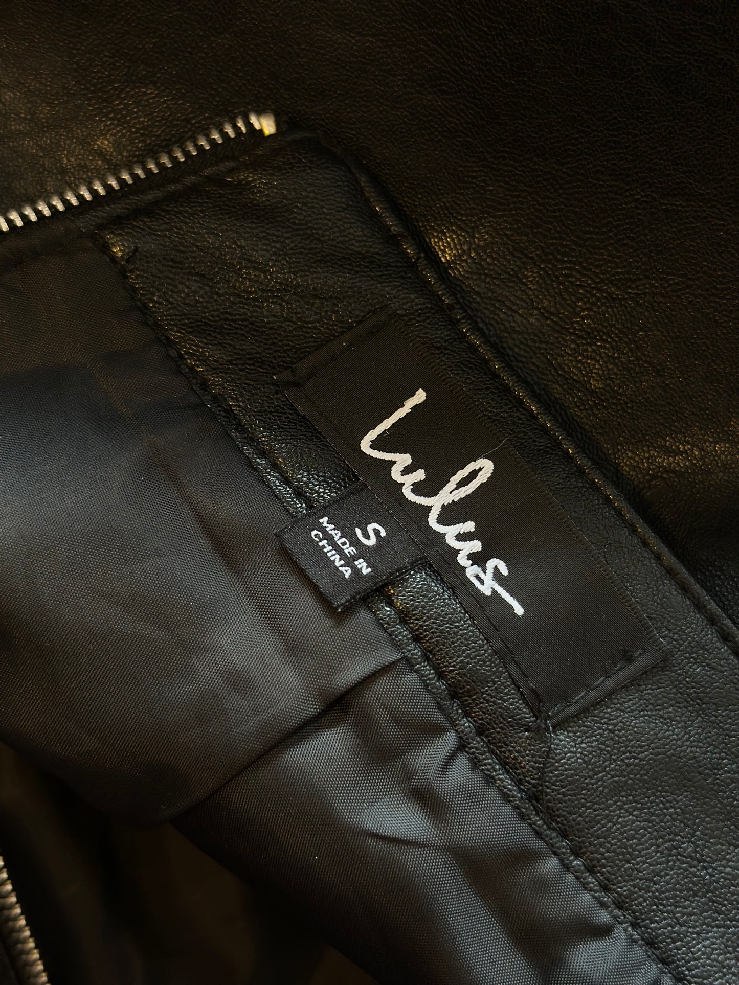 LuLus | Harley Black Vegan Leather Mini Skirt