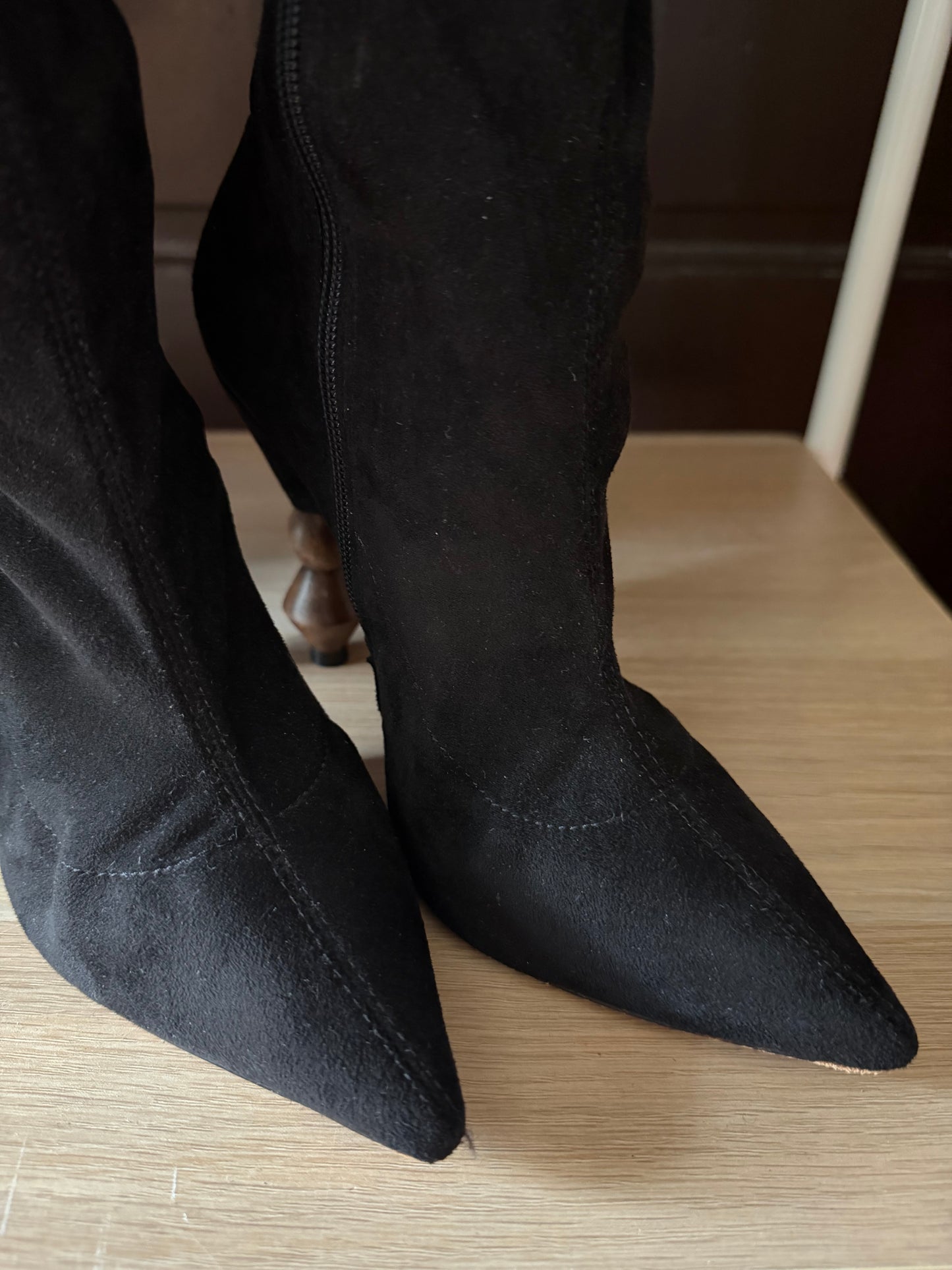 Schutz | Suede Boot Heels, 7.5