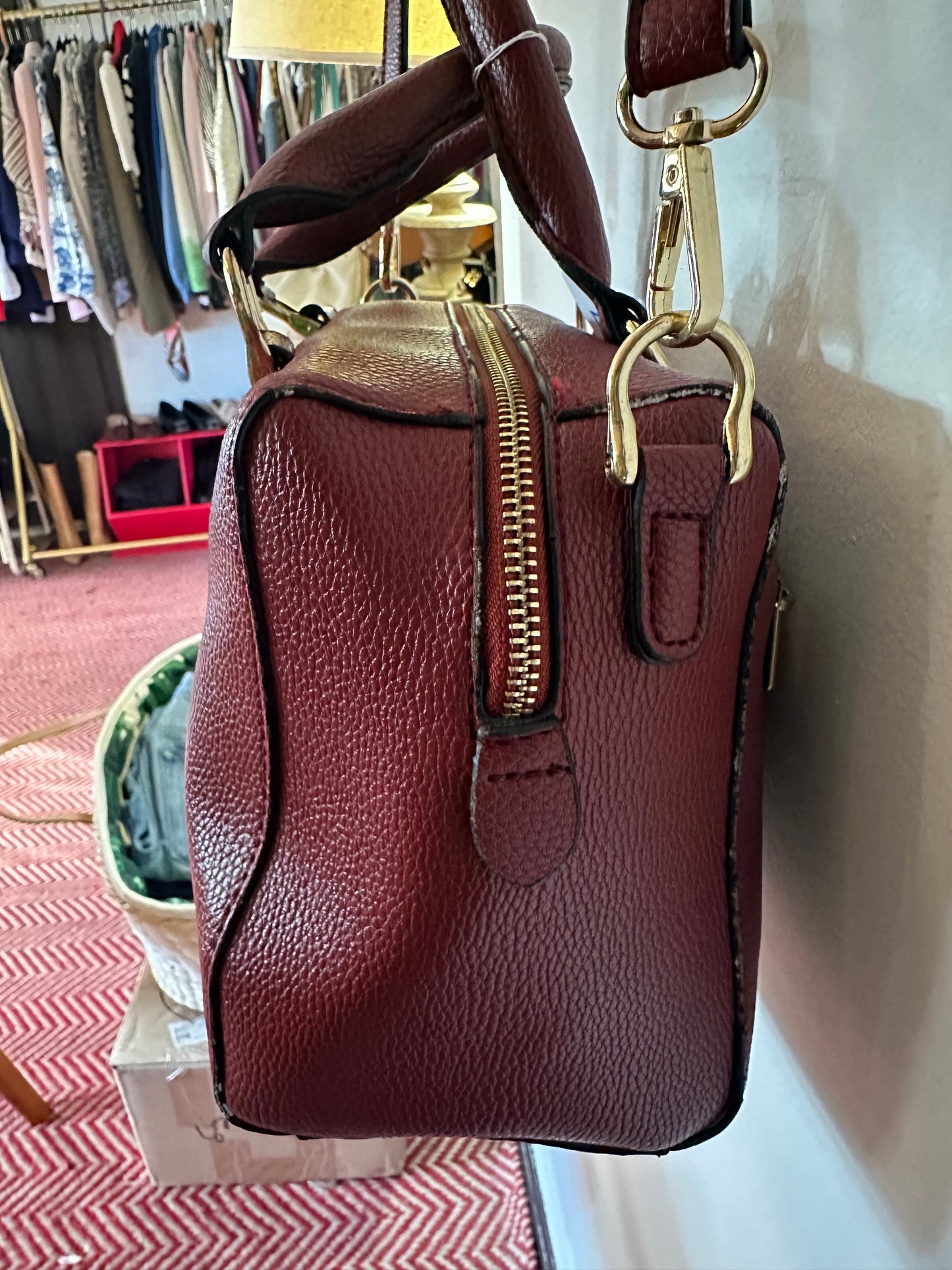 Maroon Crossbody Bag