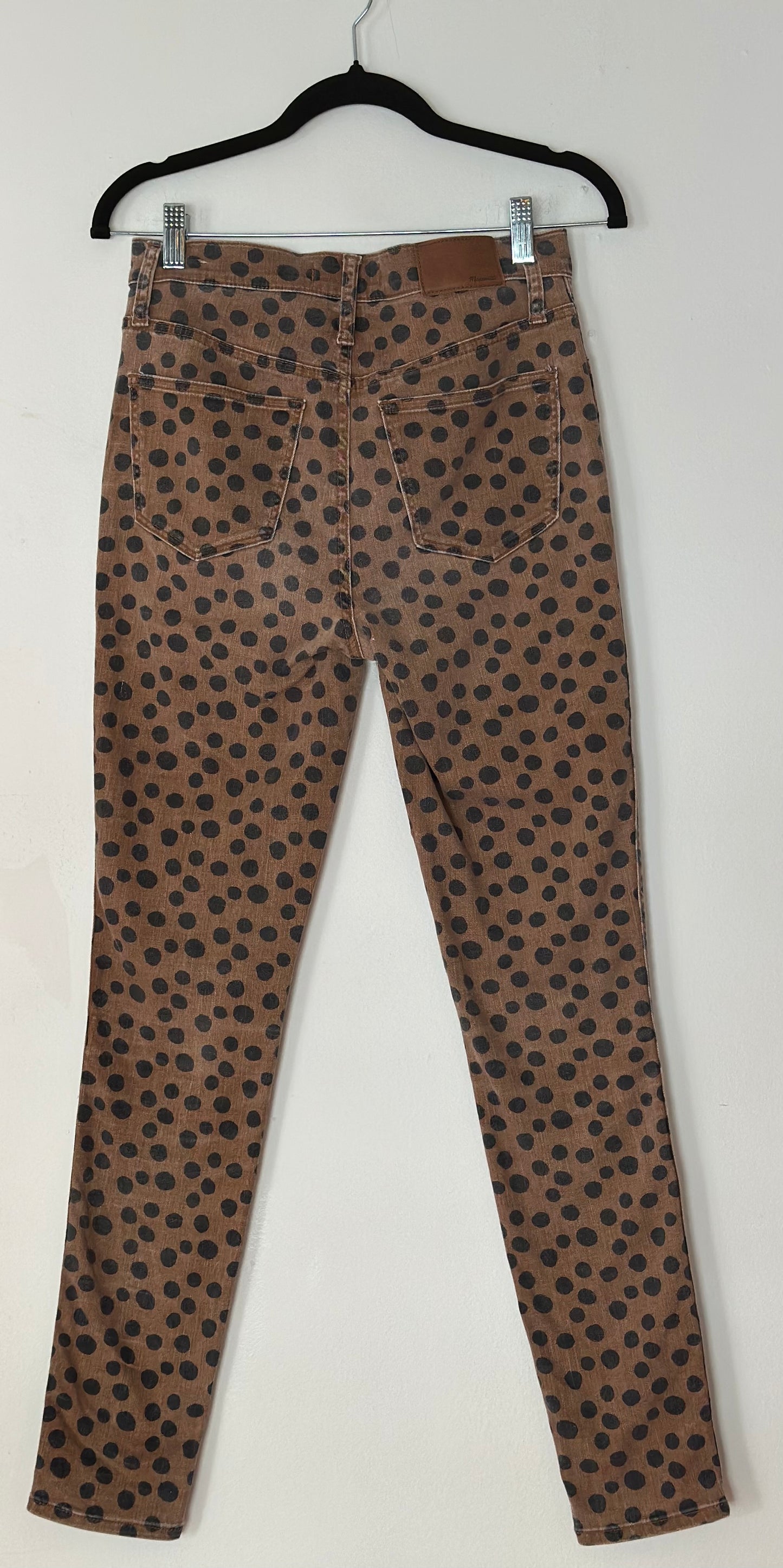 Madewell | 10" High-Rise Skinny Jeans in Leopard Dot