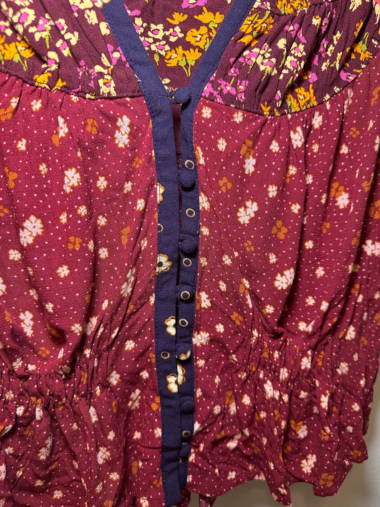 Free People | Floral Blouse