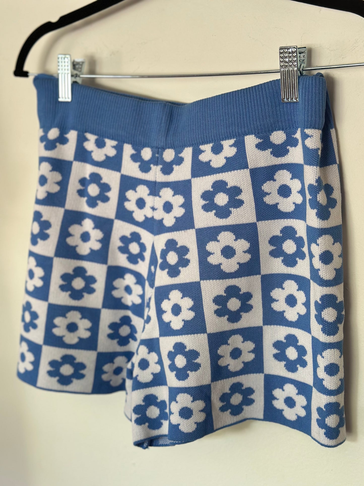 Blue Floral Stretchy Set