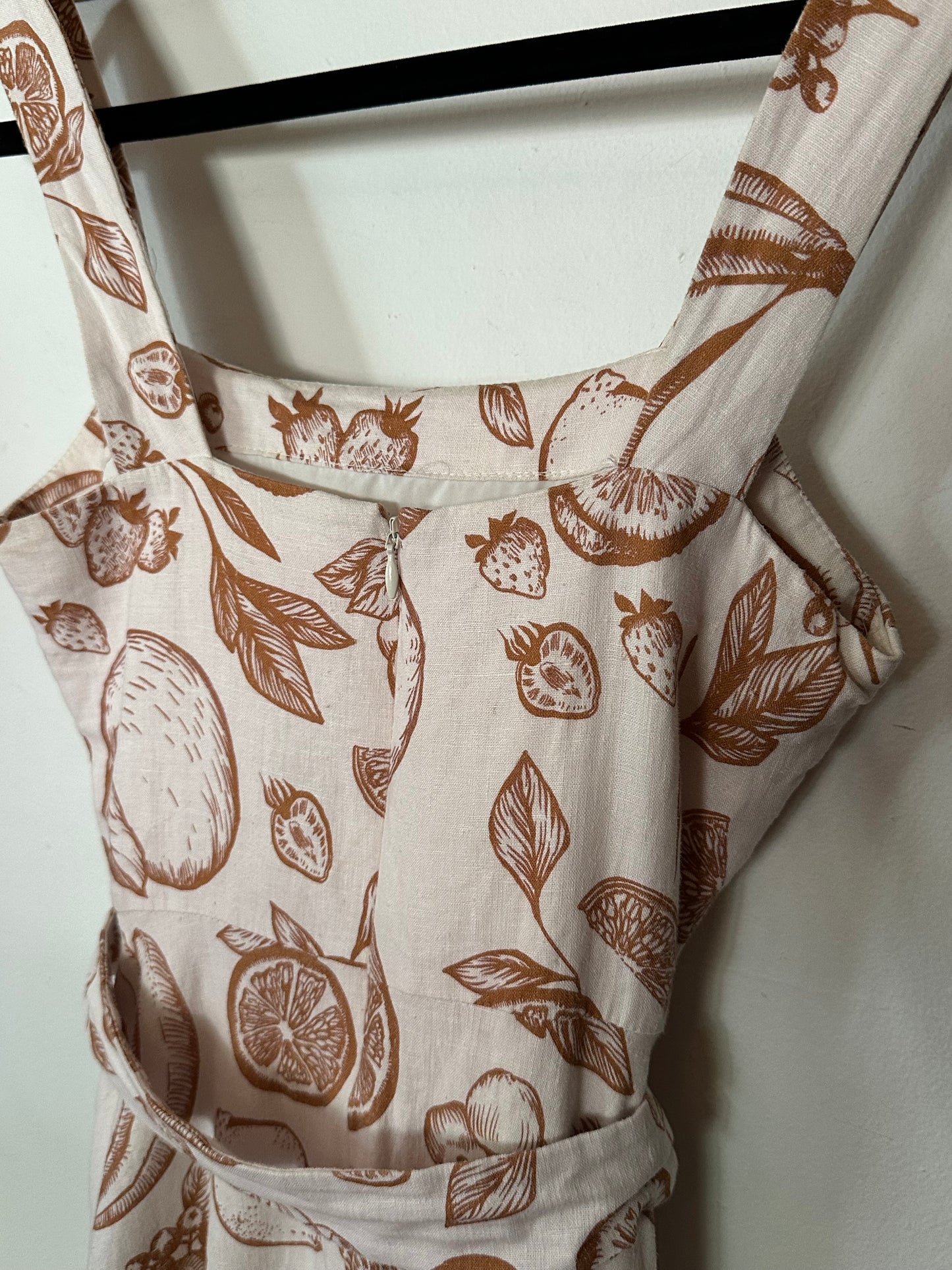 Amanda Uprichard | Linen Fruit Dress
