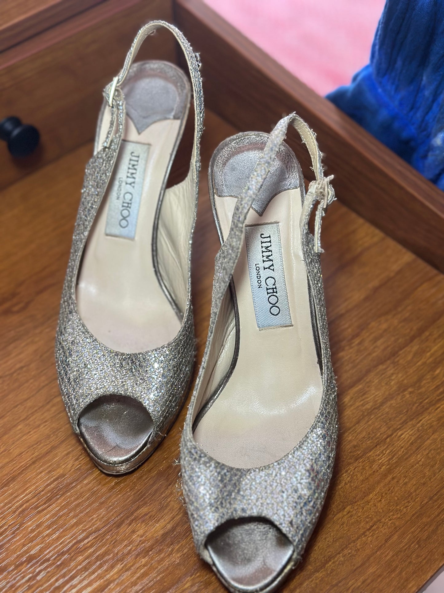 Jimmy Choo | Sparkly Heels