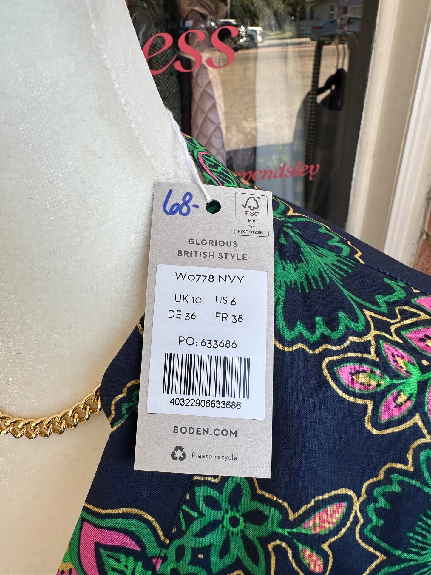 Boden | Floral Maxi with Tie Belt, 6
