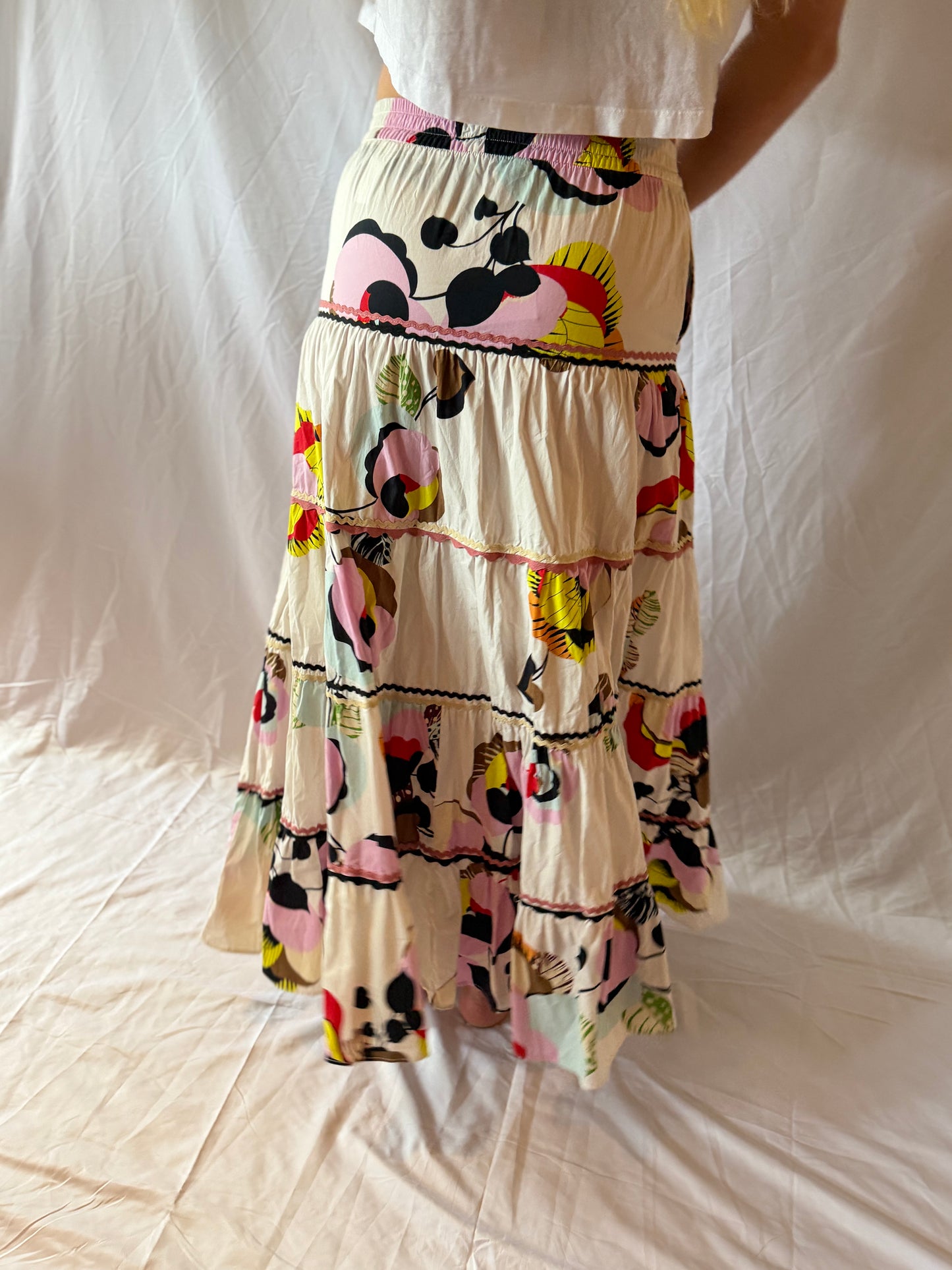 Zara | Printed Maxi Skirt, XS