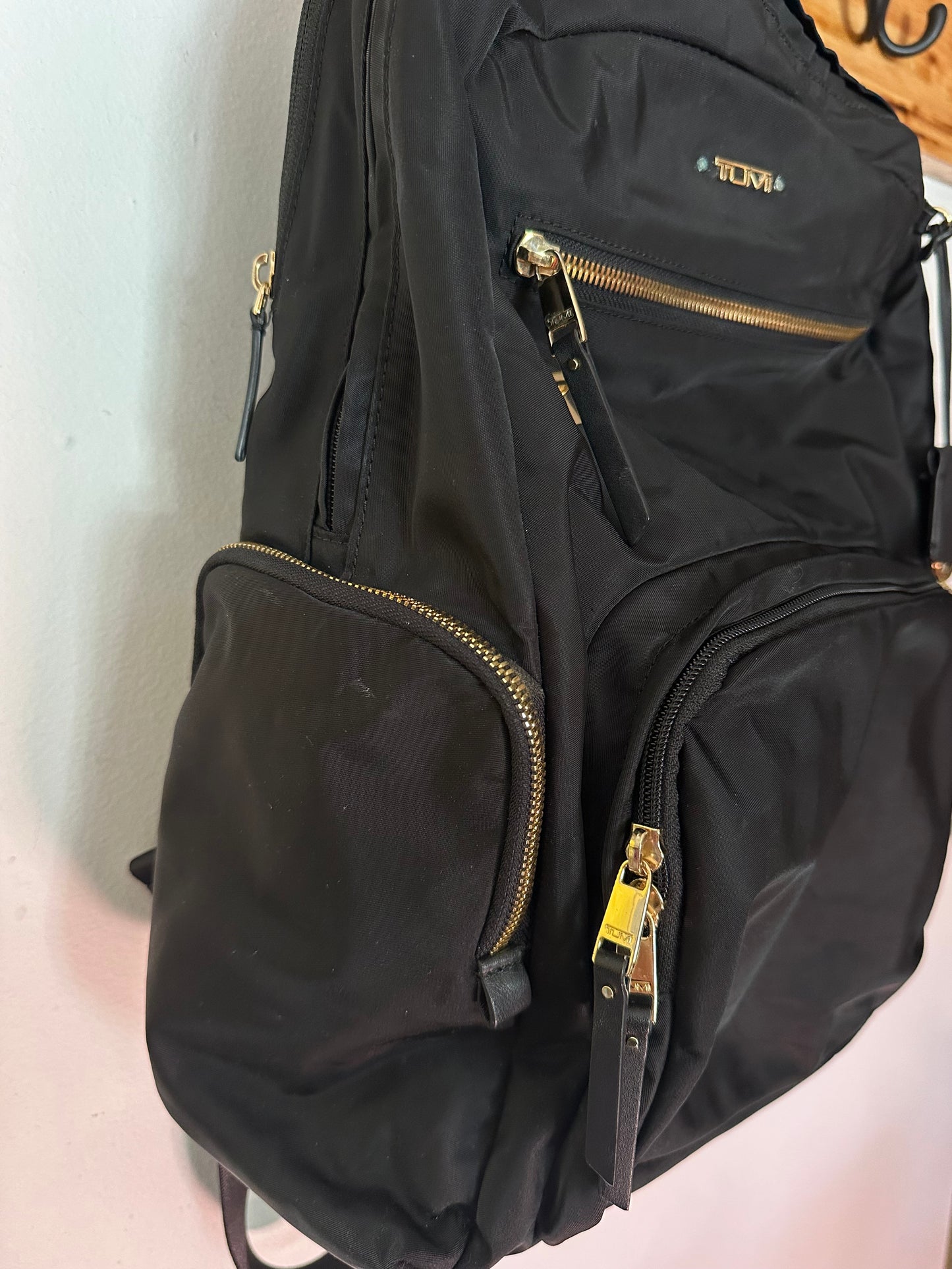 Tumi | Black / Gold  Laptop Backpack