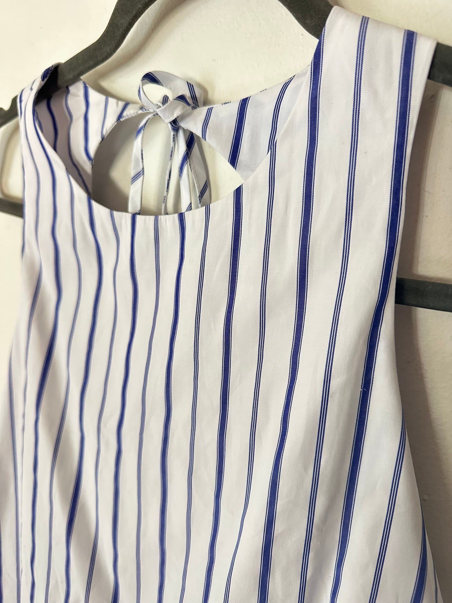 Emerson Lang | 100% Cotton Striped Halter Top, S