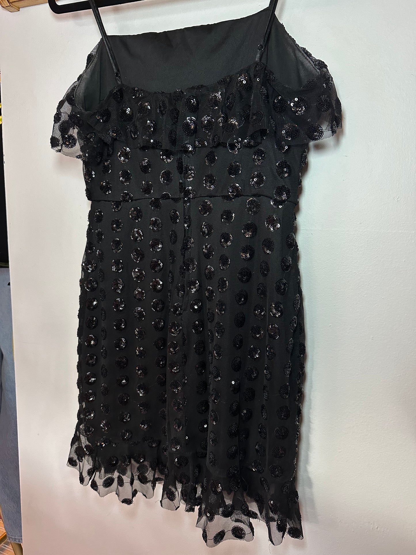 Altar'd State | Black Sparkly Cocktail Dress