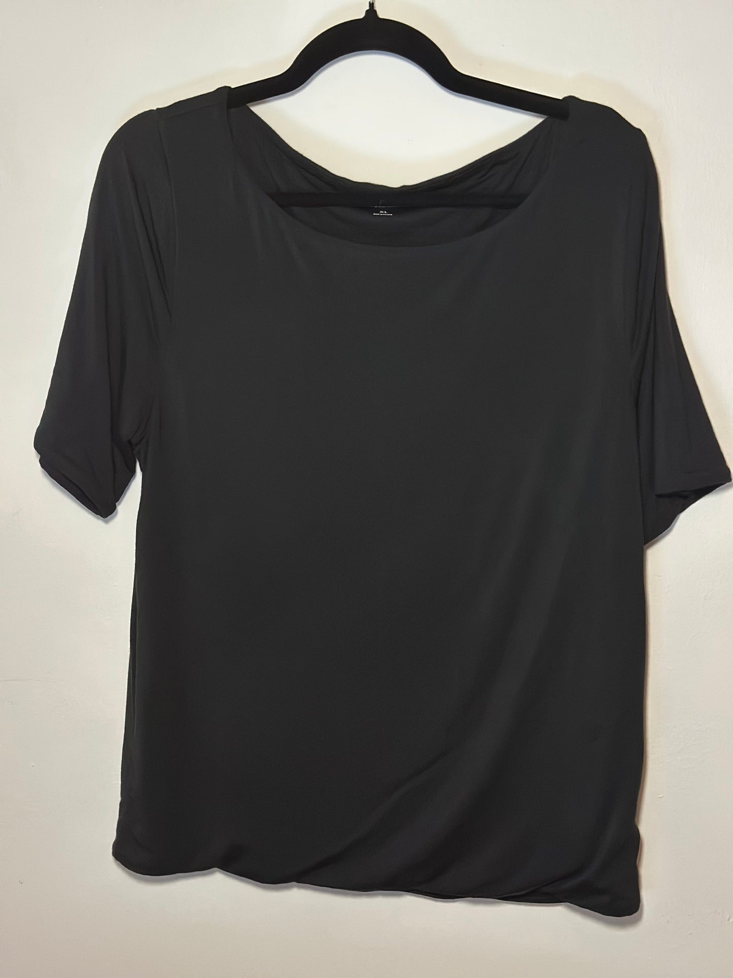 J Crew | Simple Black Short Sleeve Top