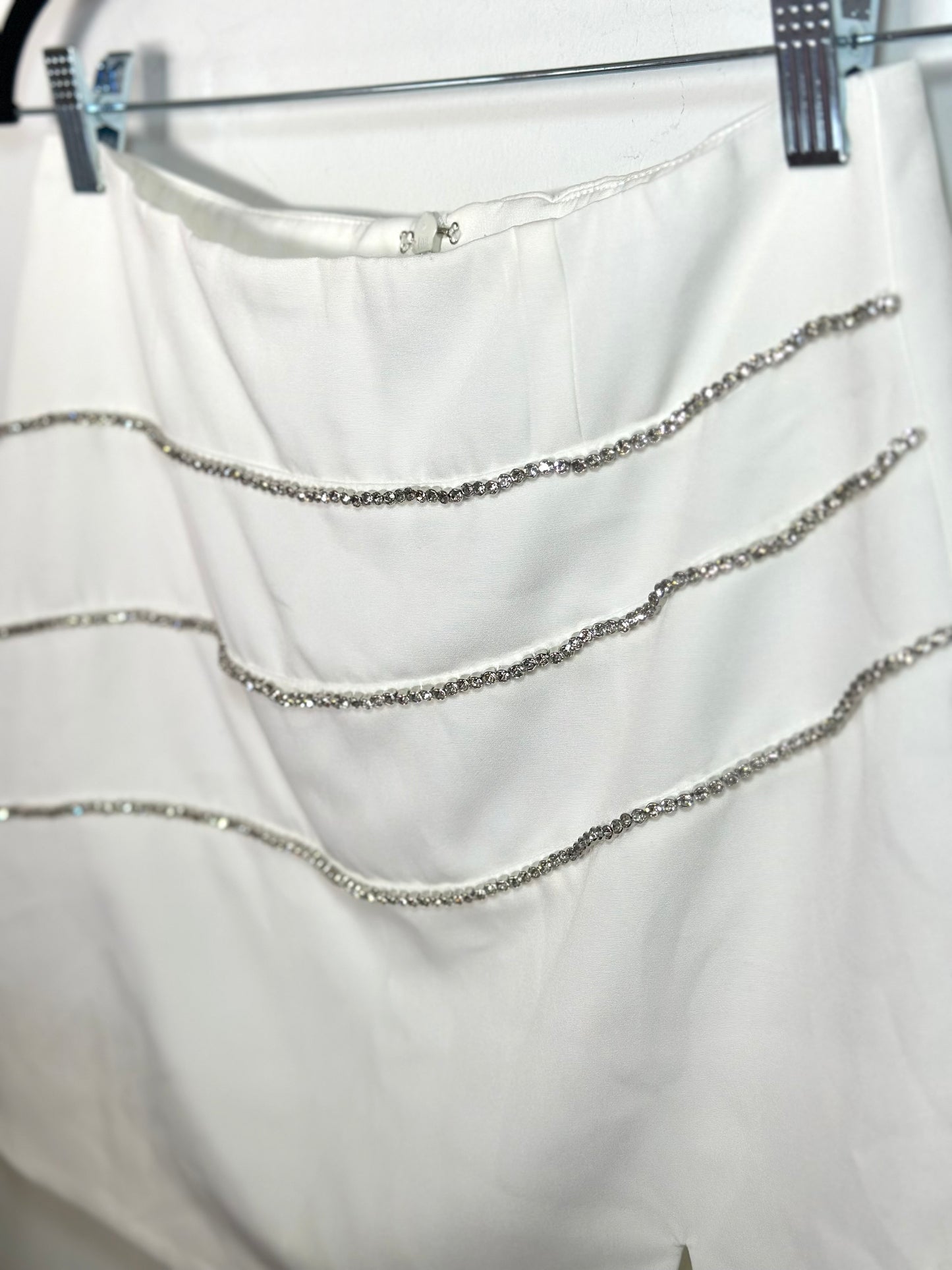 DO + BE | White Sparkle Skirt