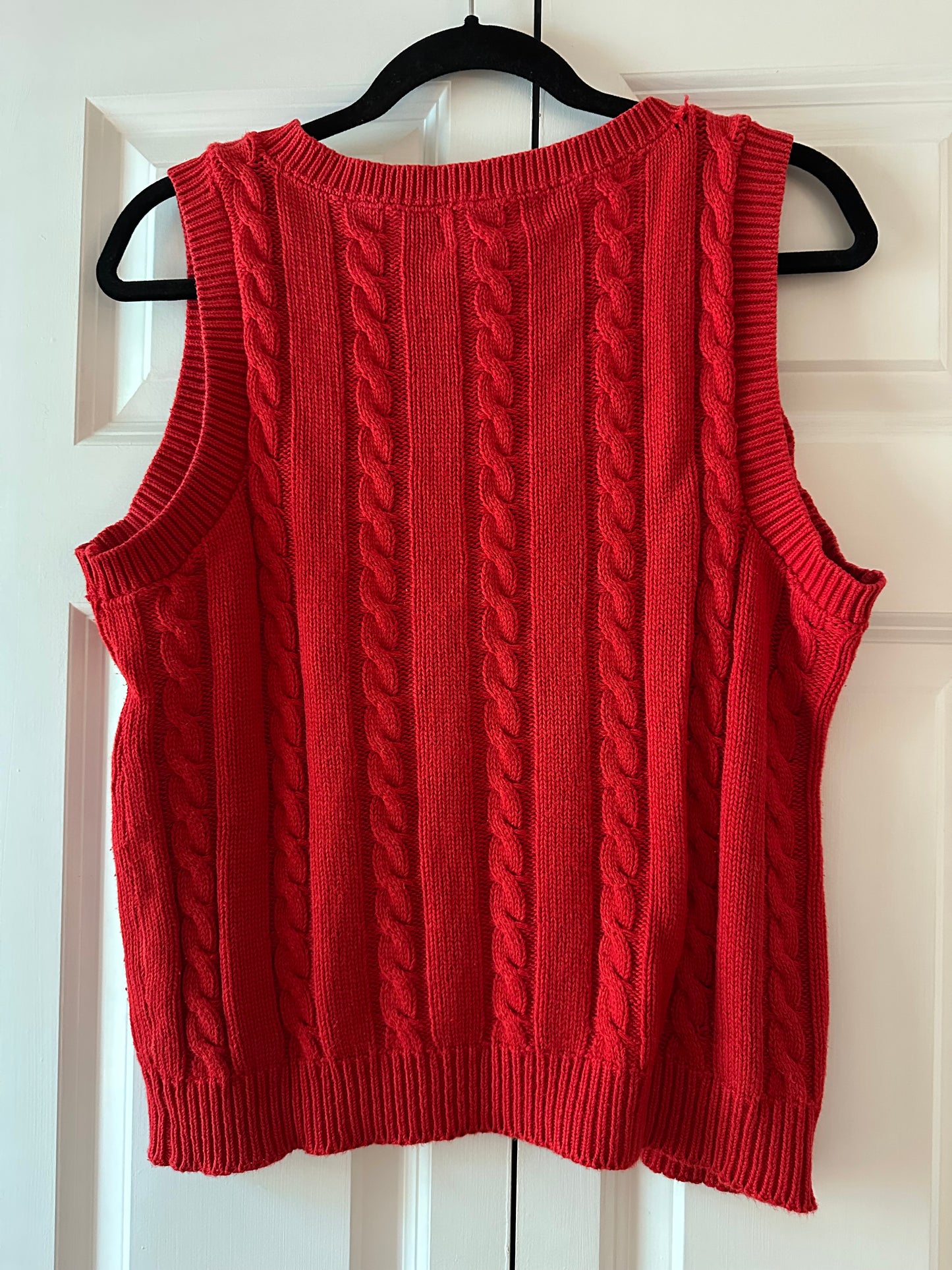 The Eagles's Eye | Vintage Red Sleevless Sweater