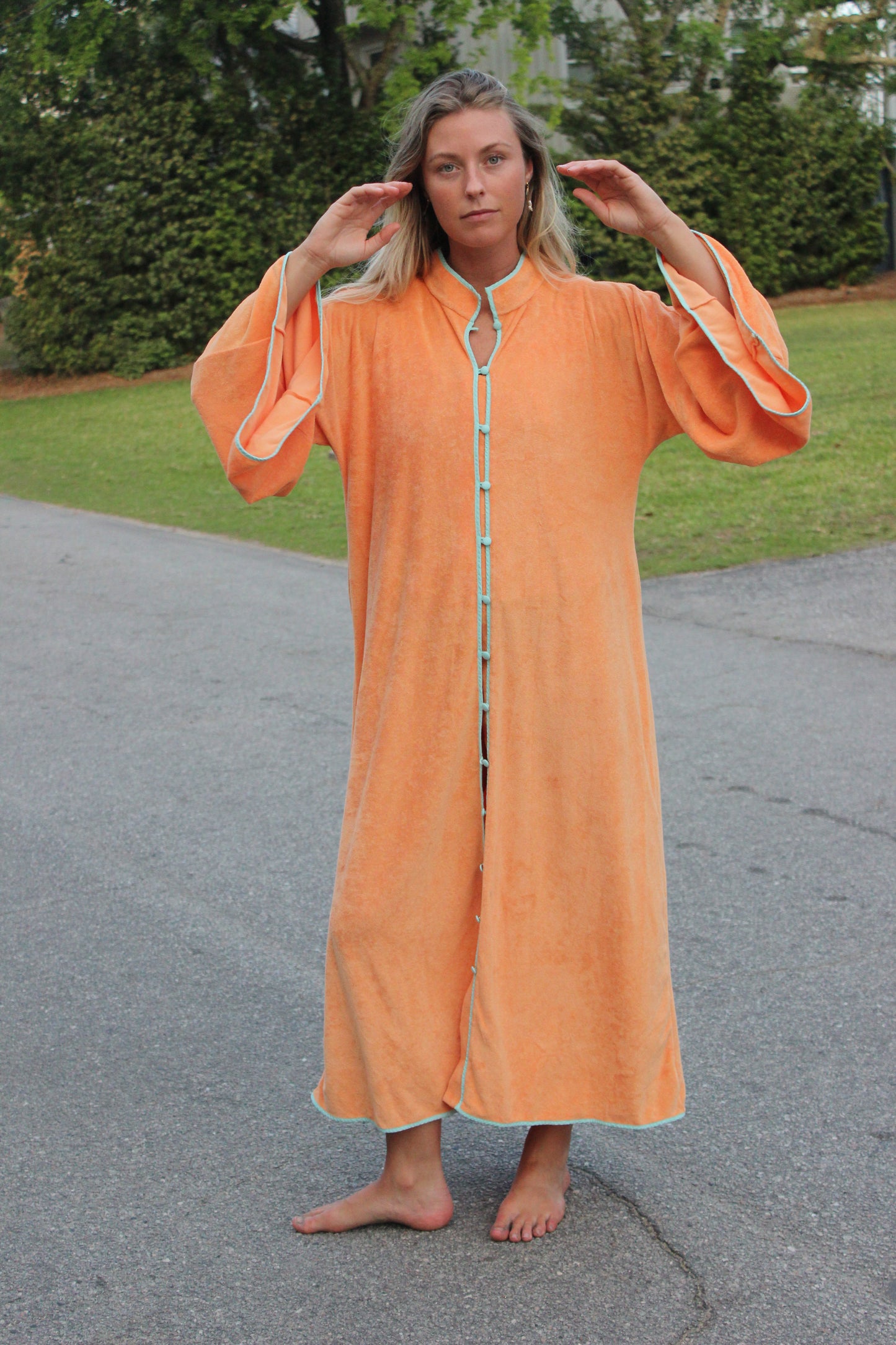La Vie Style House x Weezie | Terrycloth Long Caftan, O/S