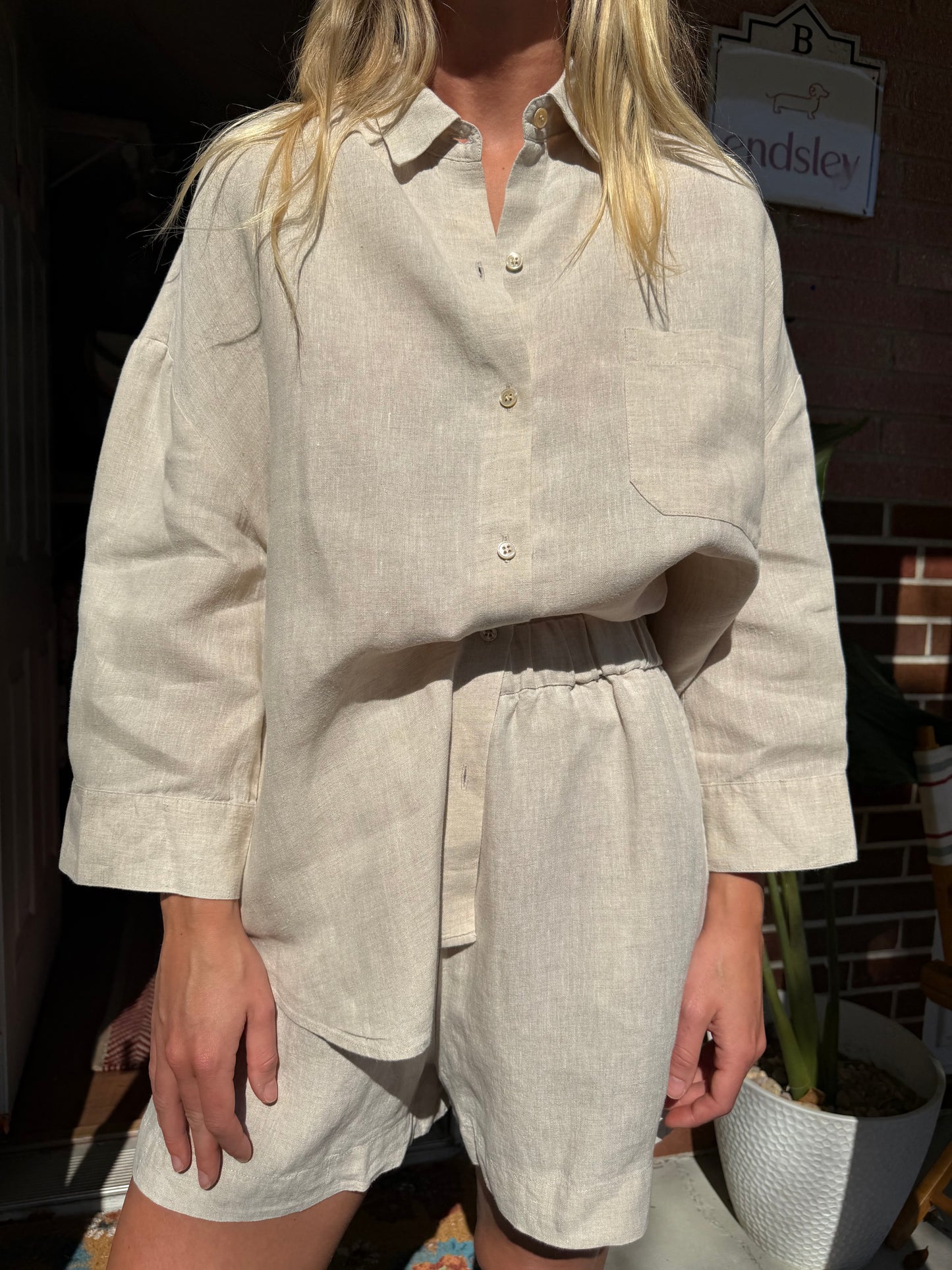 Jenni Kayne | Linen Logan Set, M