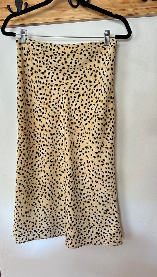 Cupcakes & Cashmere | Animal Print Midi Skirt, 6