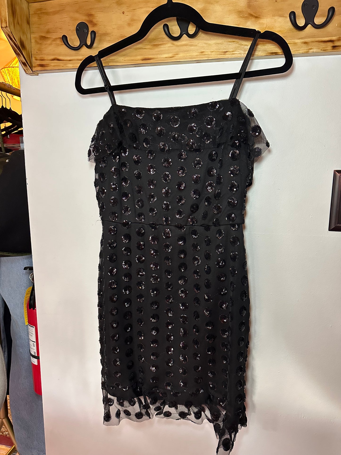 Altar'd State | Black Sparkly Cocktail Dress