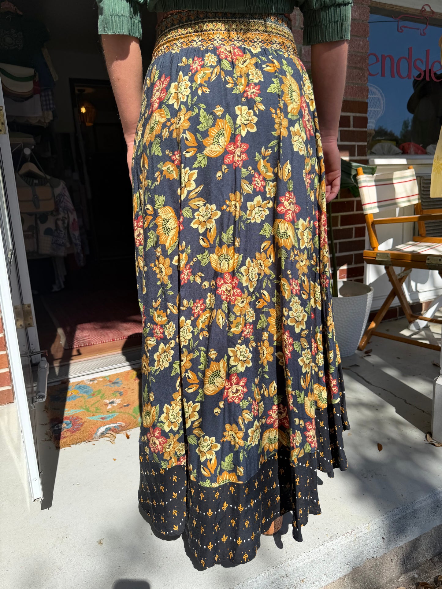Farm Rio | Floral Printed Maxi Skirt, XS