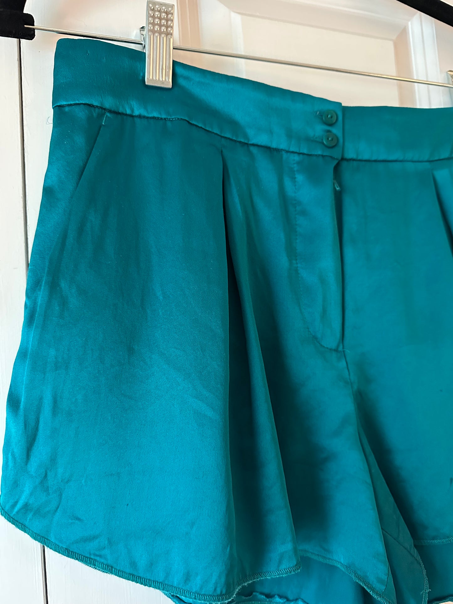 Artizia | Teal Satin Shorts