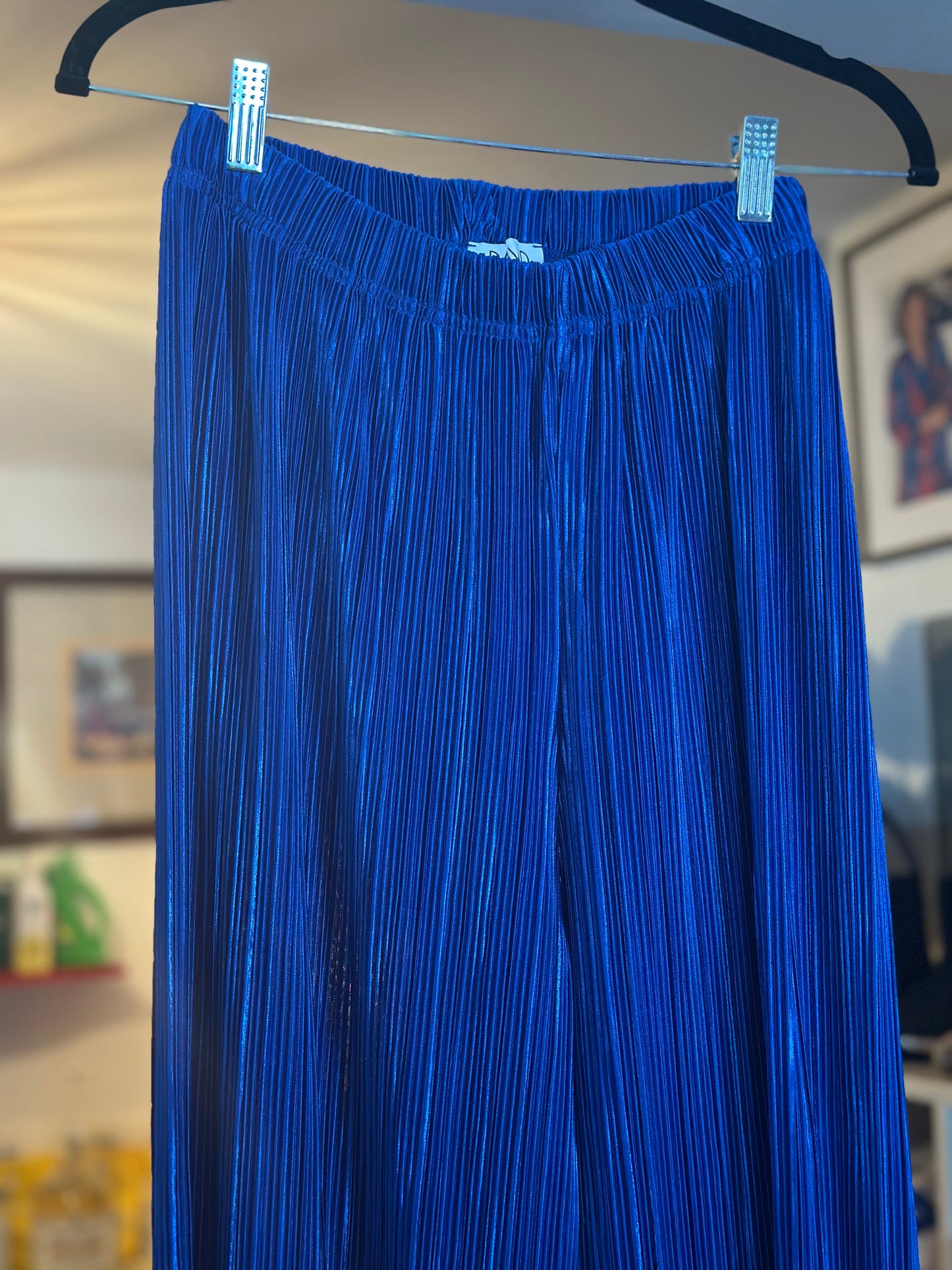David | Blue Accordion Pants