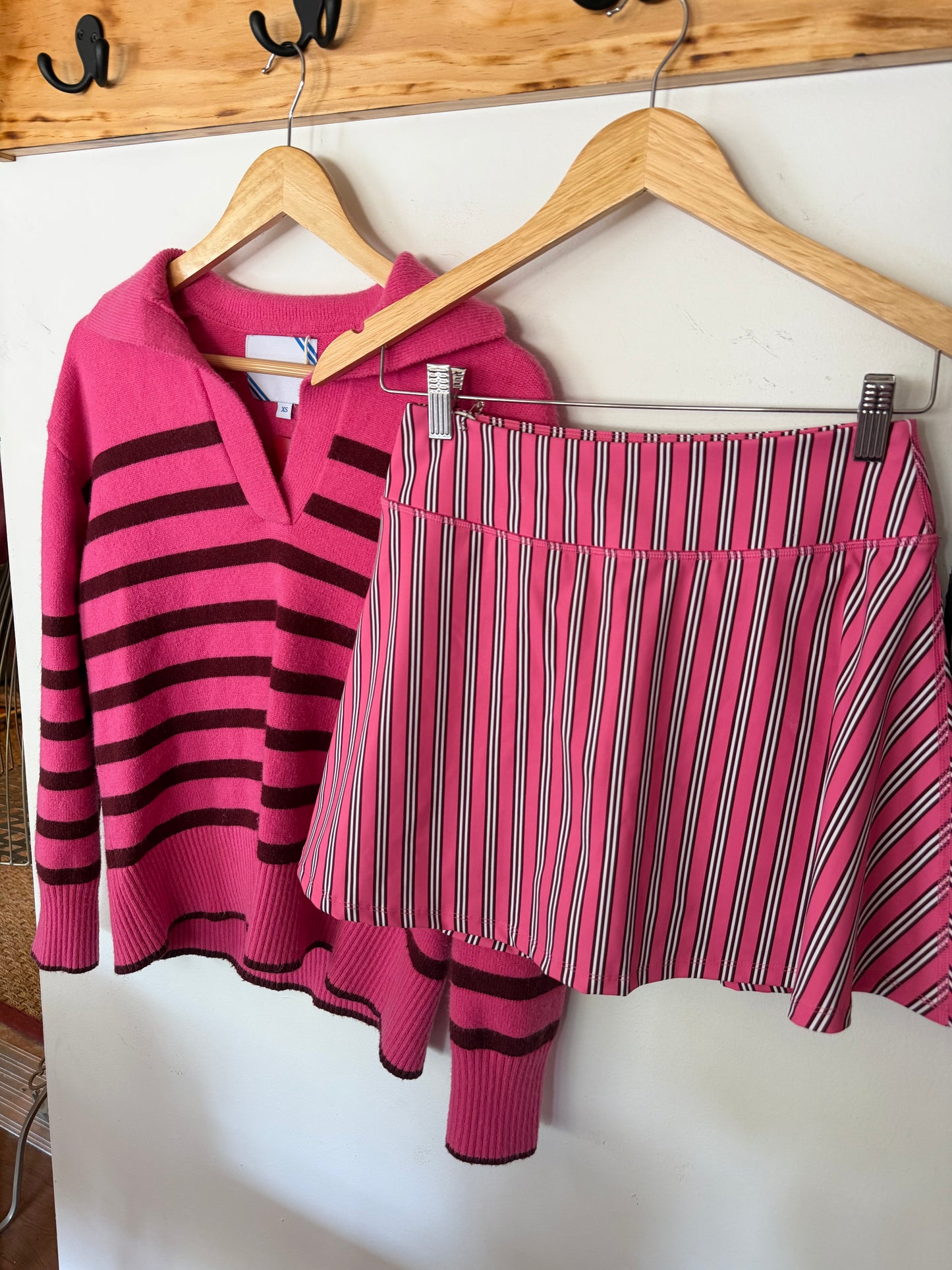 Addison Bay | Striped Athleisure Skirt, XS