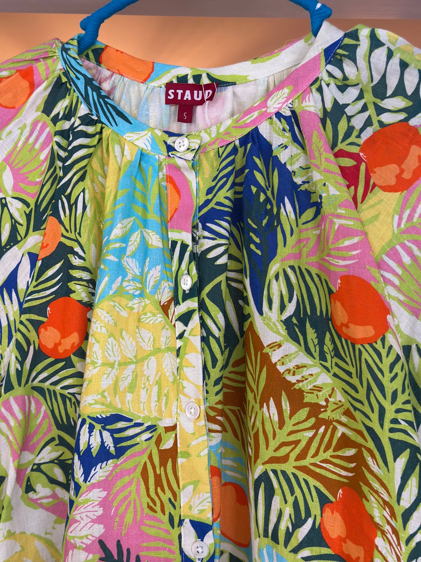 Staud | Vincent Printed Linen Tunic