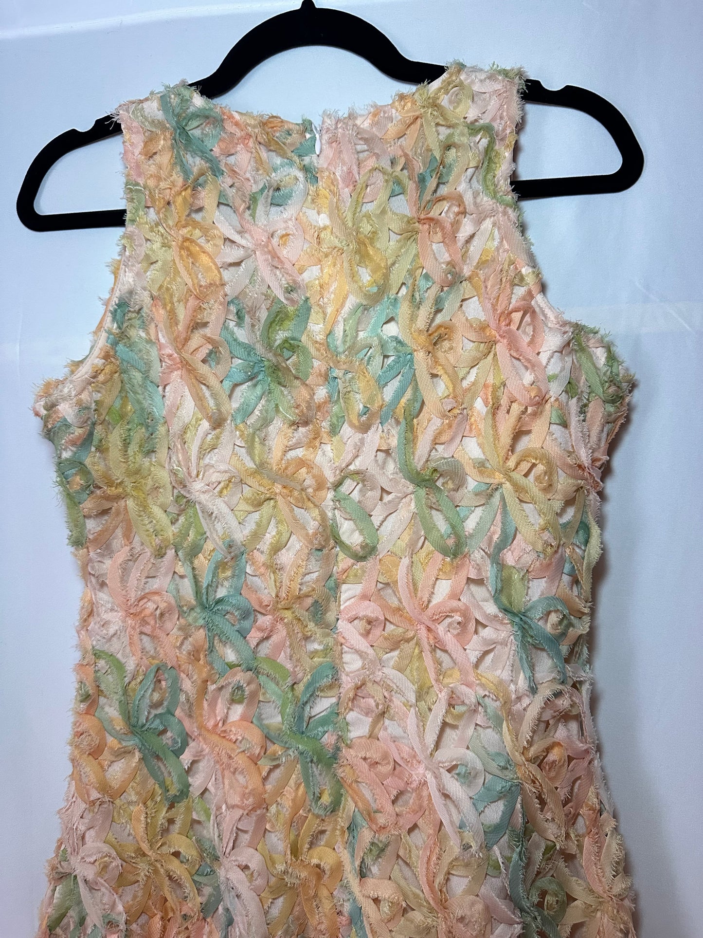 Endless Rose (Anthropolgie) | Multi Color Sleeveless Textured Midi Dress, S