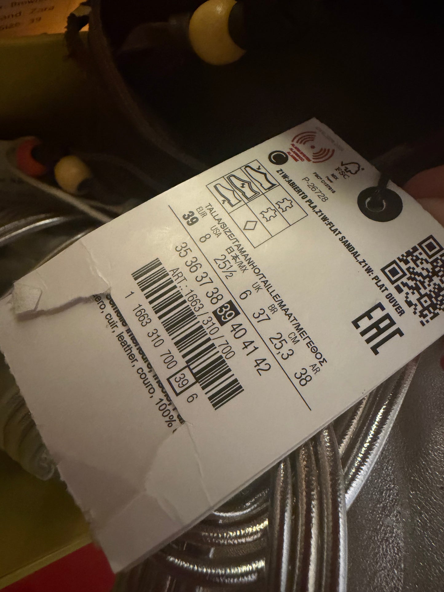 Zara | Strappy Beaded Sandal, 39