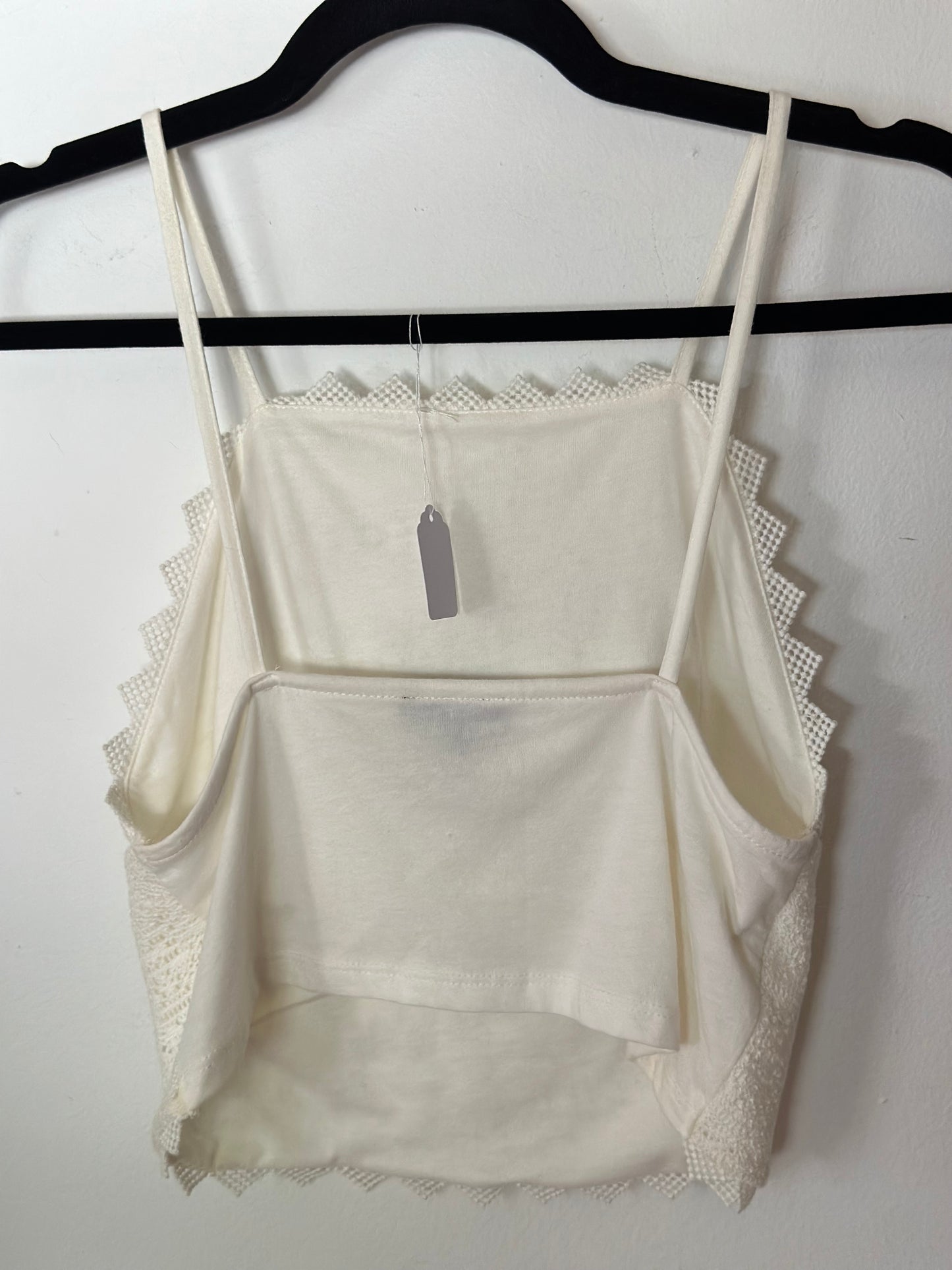 Topshop | White Crochet Cami Top