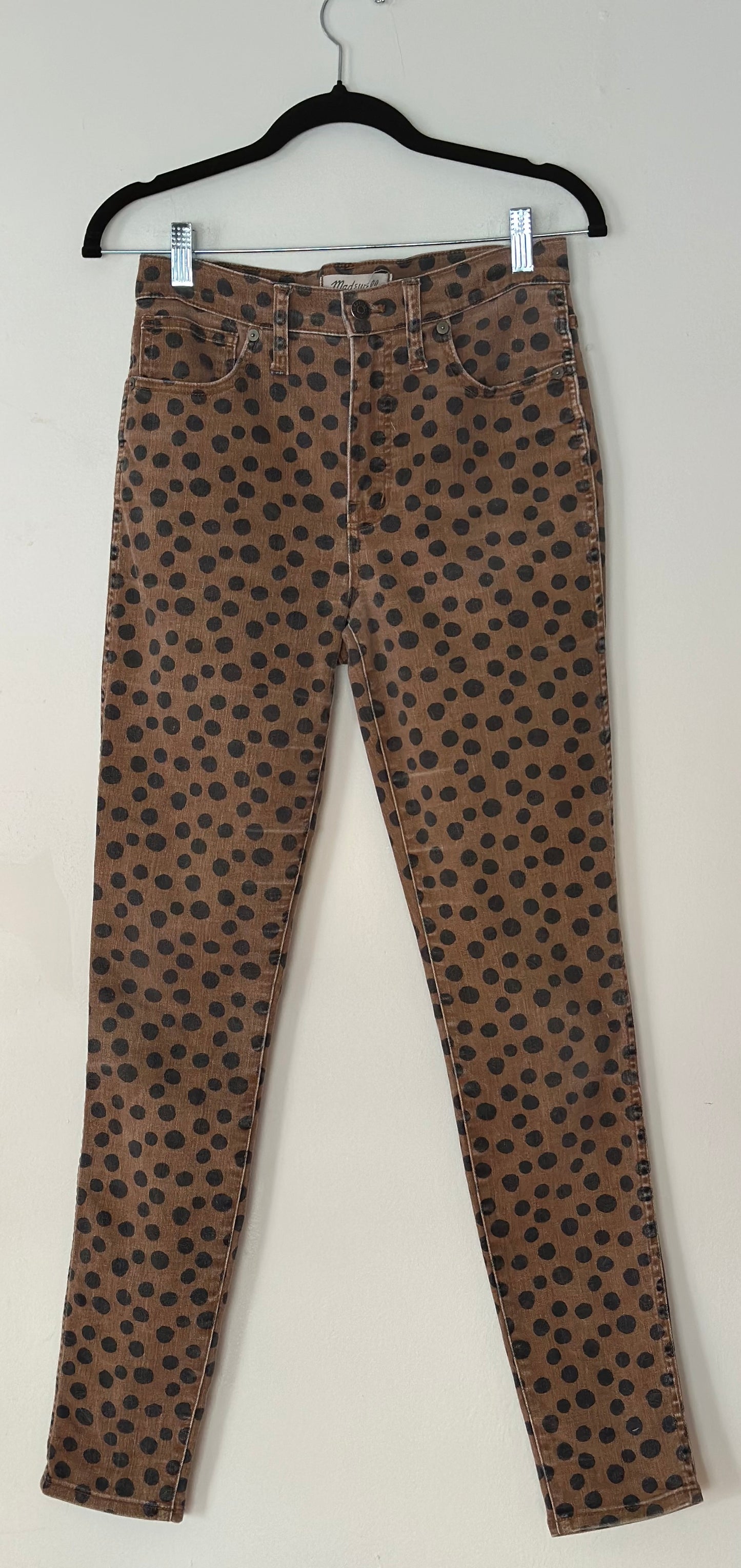 Madewell | 10" High-Rise Skinny Jeans in Leopard Dot