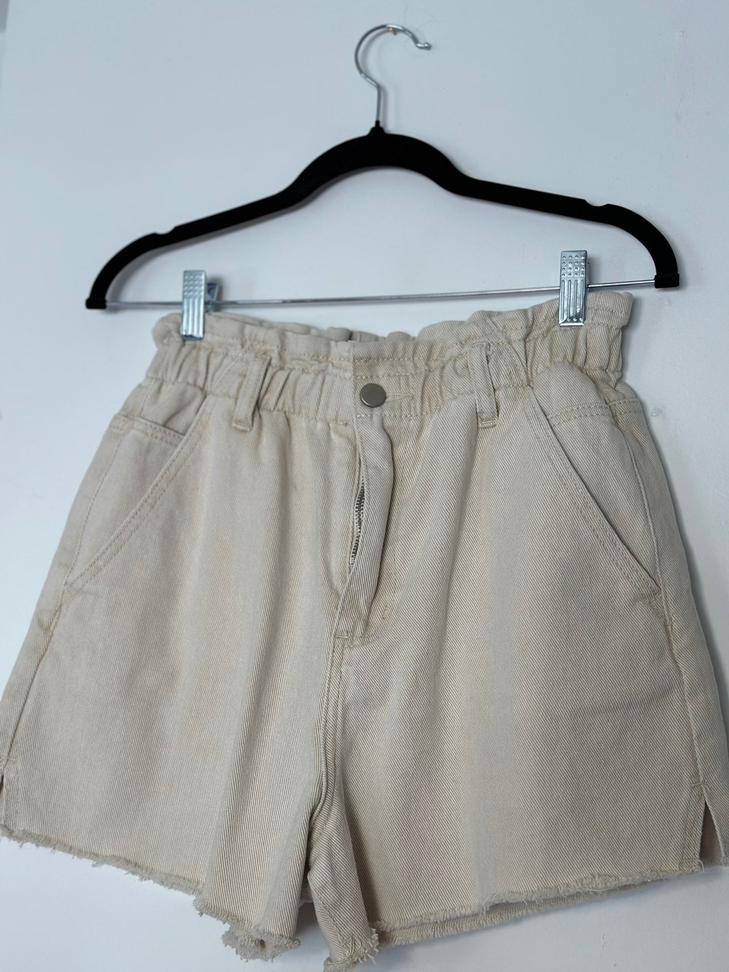 MIOU MUSE | Tan Denim Shorts