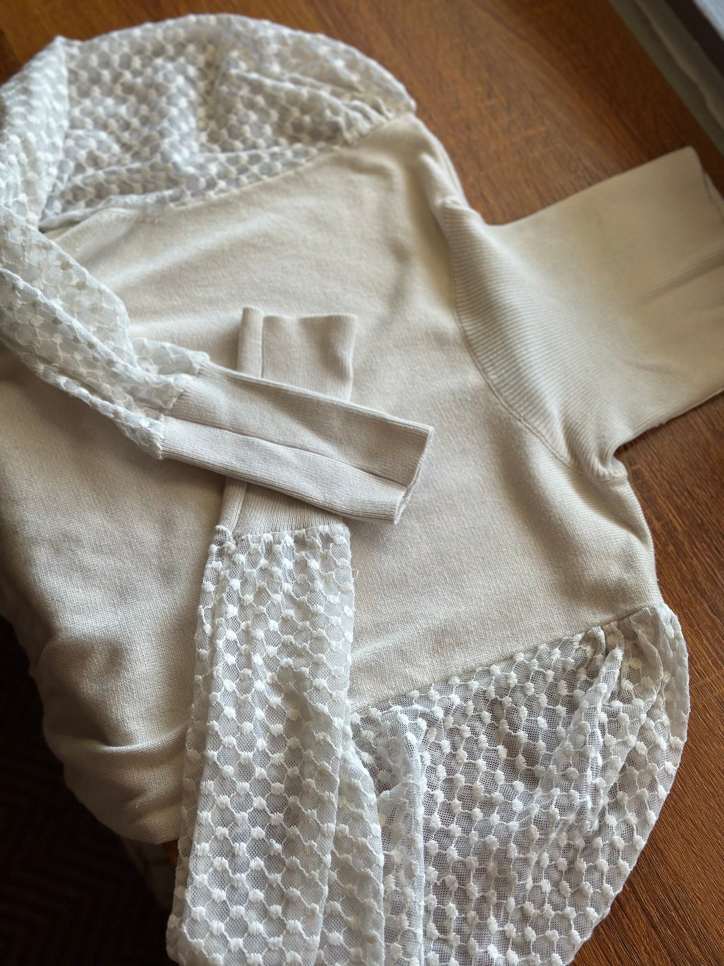 ZARA | Turtle Neck, Puff & Sheer Long Sleeve