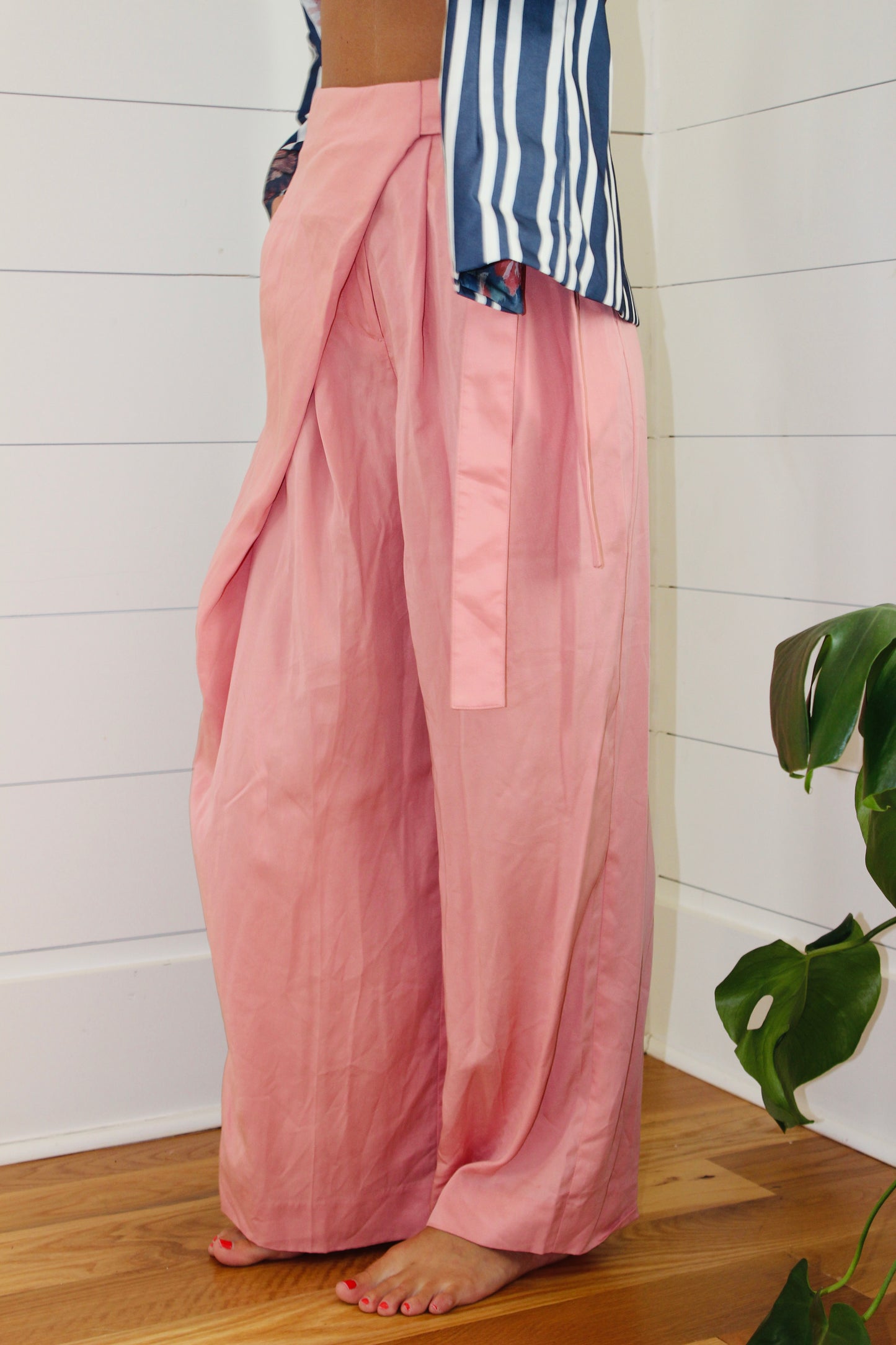COS | Fluid Wrap-Front Pants, 2