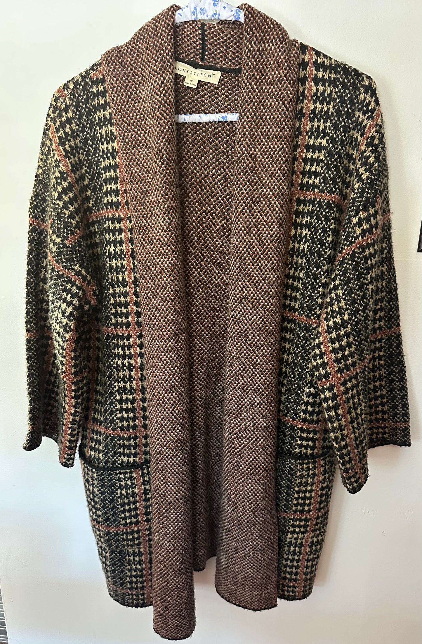 Love Stitch | Oversized Cardigan, M