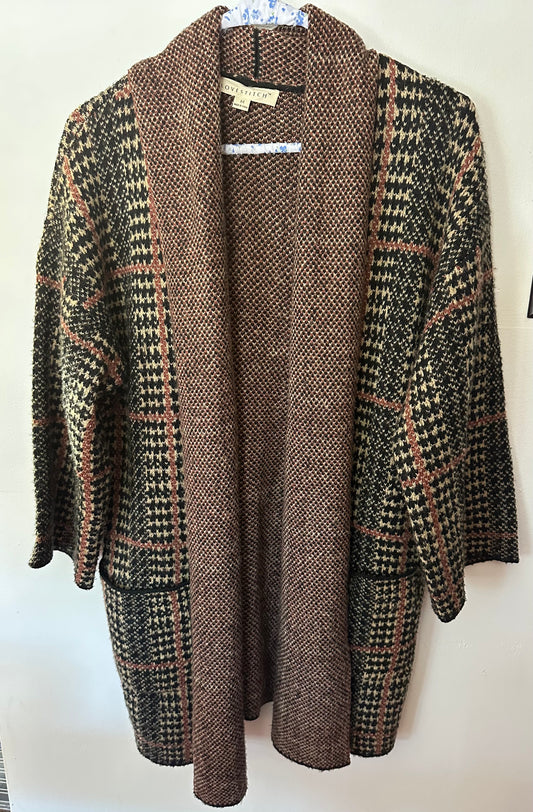 Love Stitch | Oversized Cardigan, M