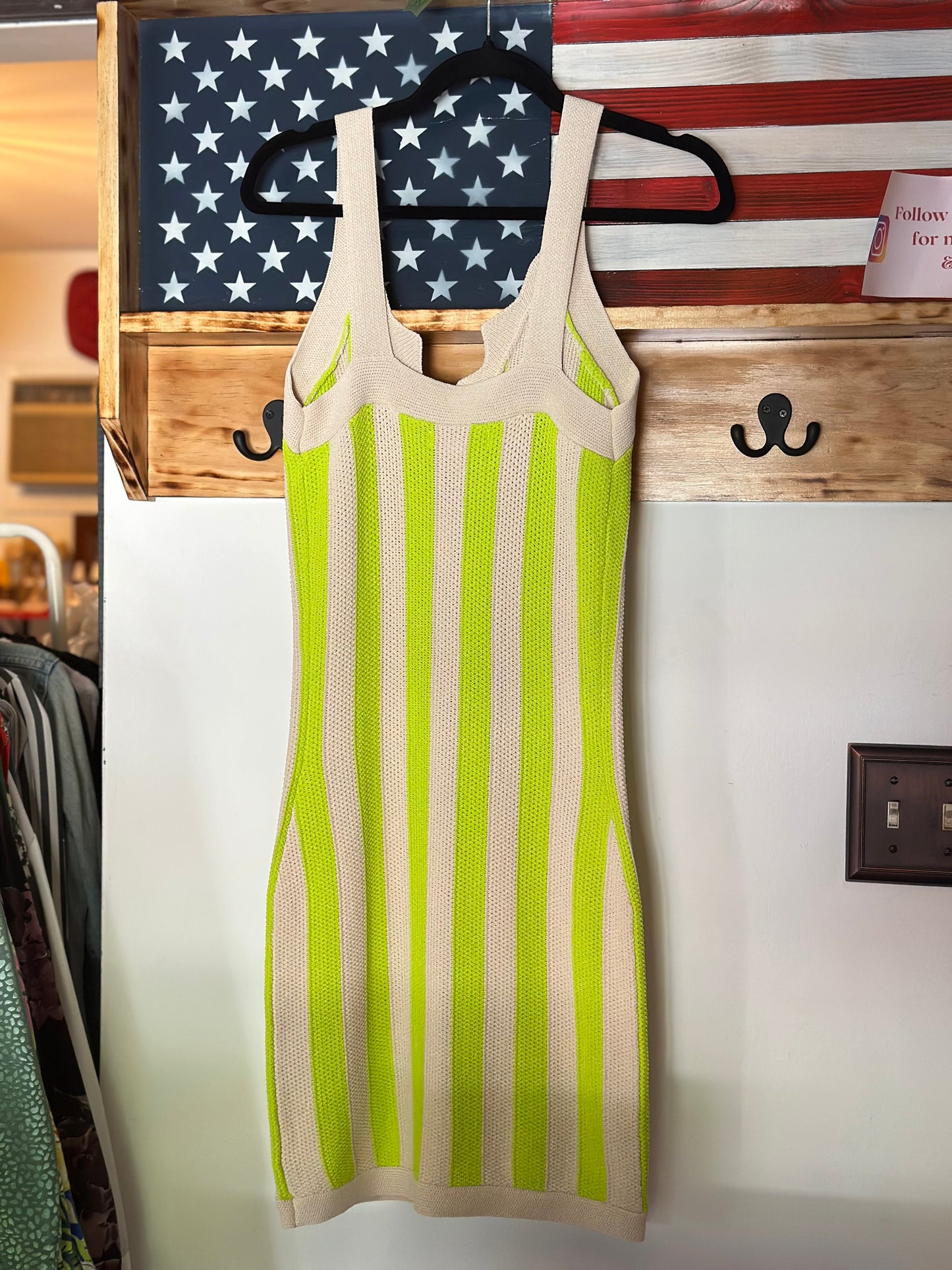 House of Harlow 1960 | Striped Crochet Dress