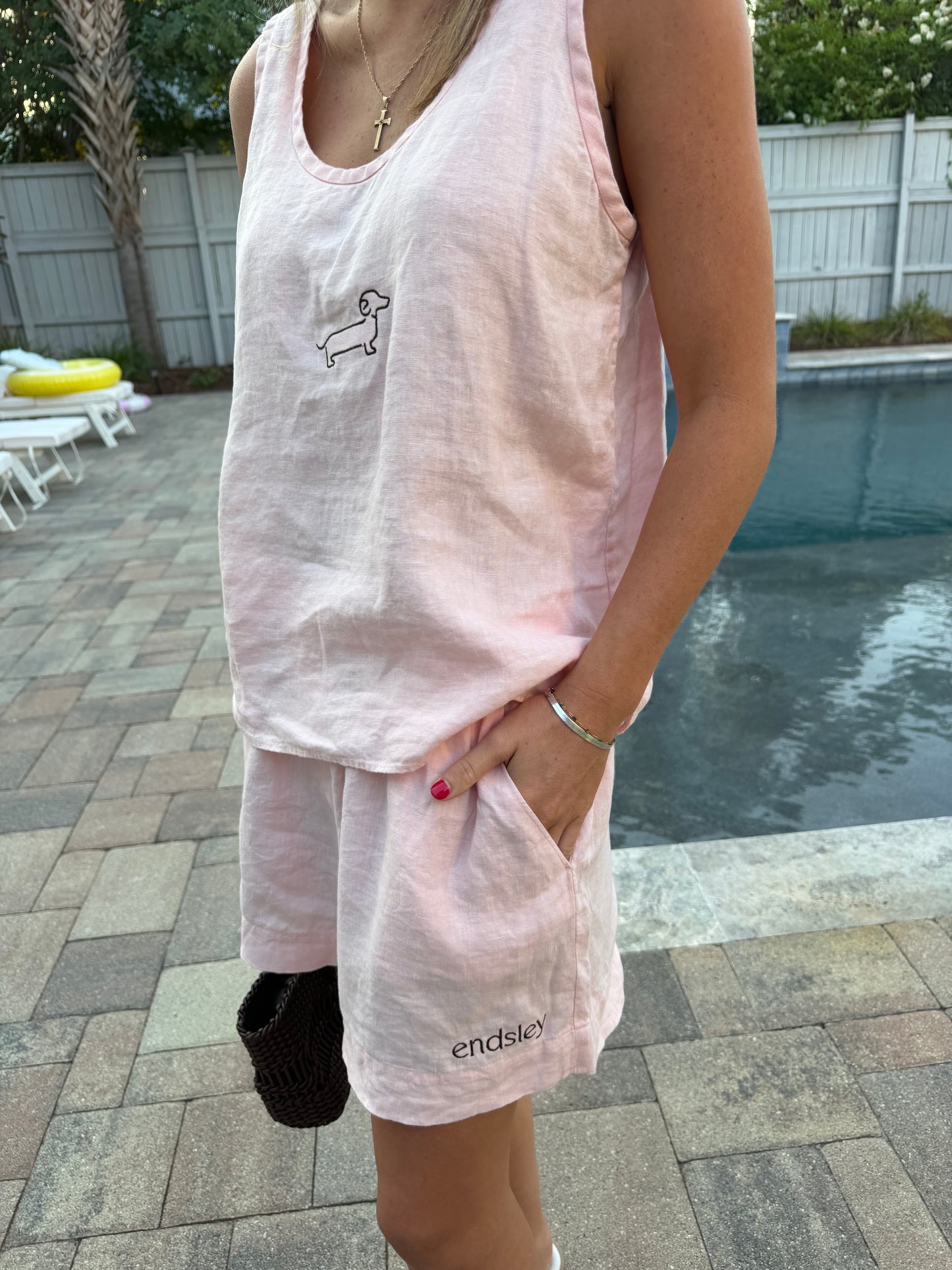 Endsley | Linen Doxie Set, S