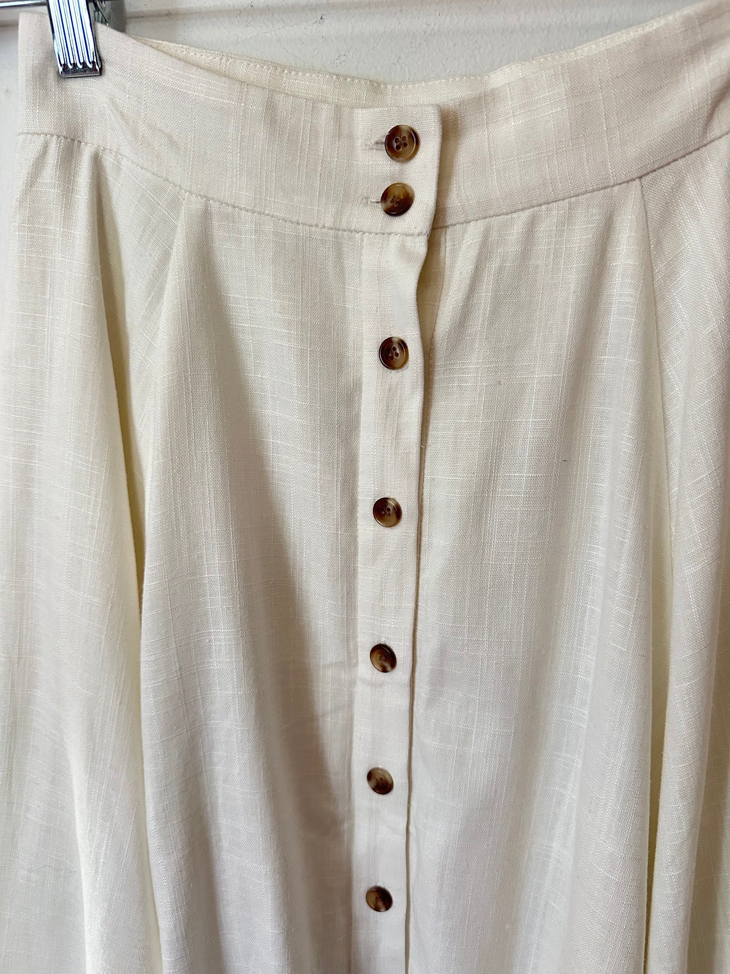 Gal Meets Glam | Ivory Midi Skirt, 2