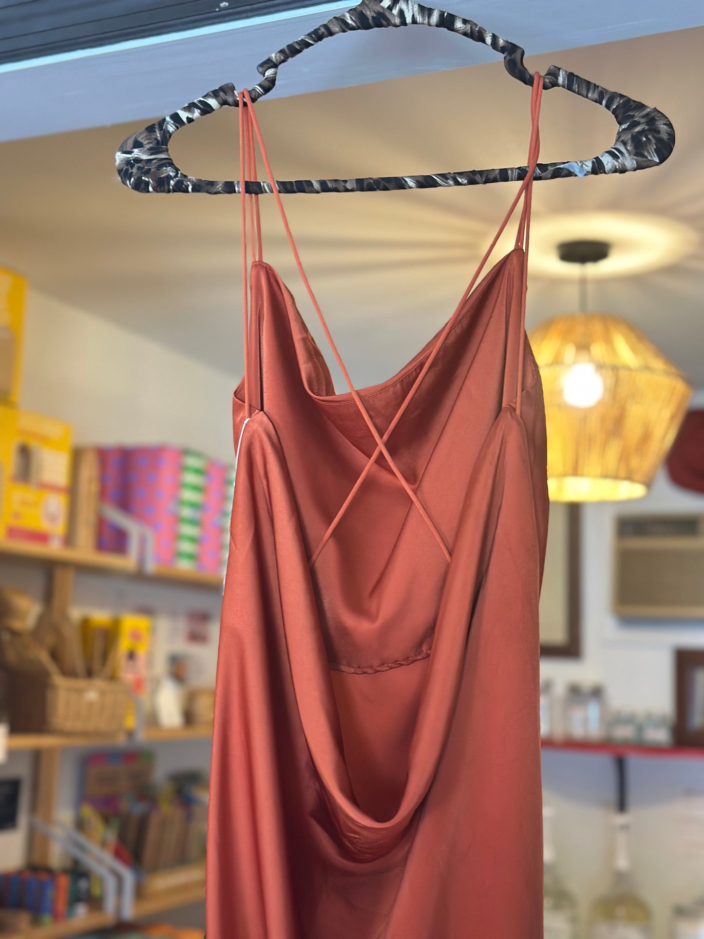 Satin Maxi Dress